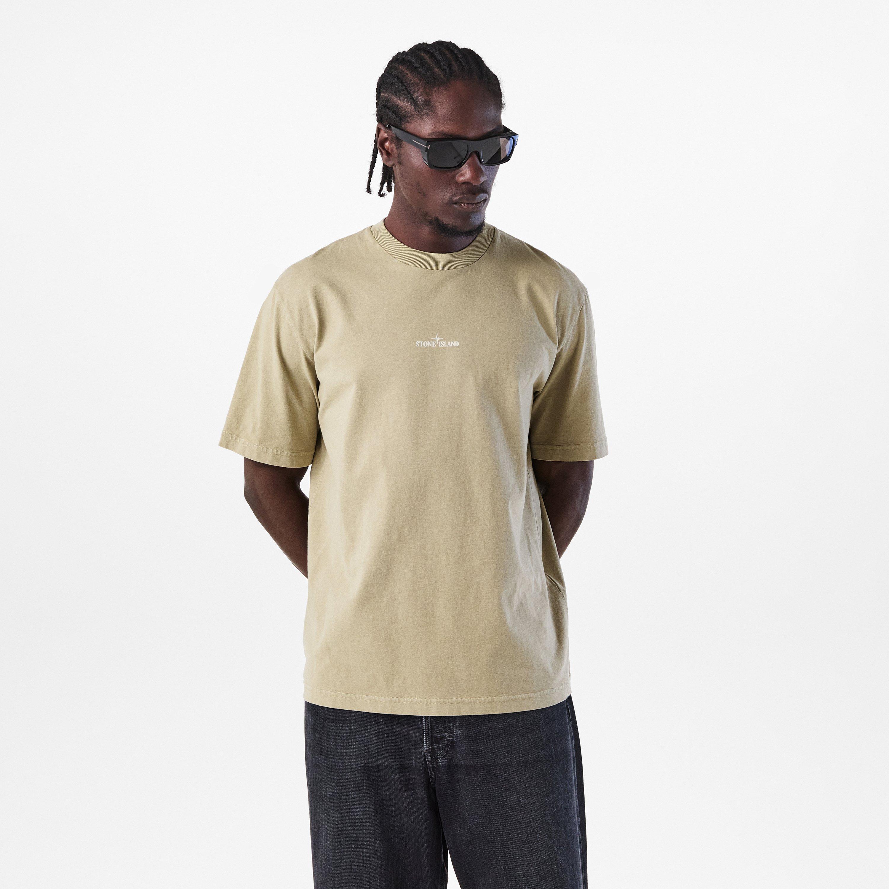 Deserto V009A - Stone Island - Men's Combed Industrial Print Cotton Short Sleeve Crew Neck T-Shirt - 3