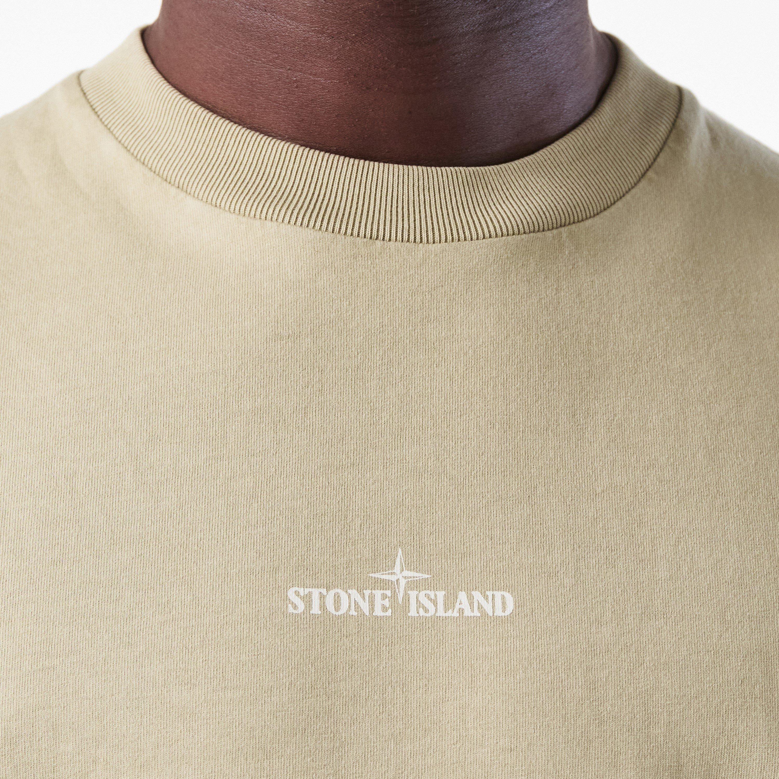 Deserto V009A - Stone Island - Men's Combed Industrial Print Cotton Short Sleeve Crew Neck T-Shirt - 5