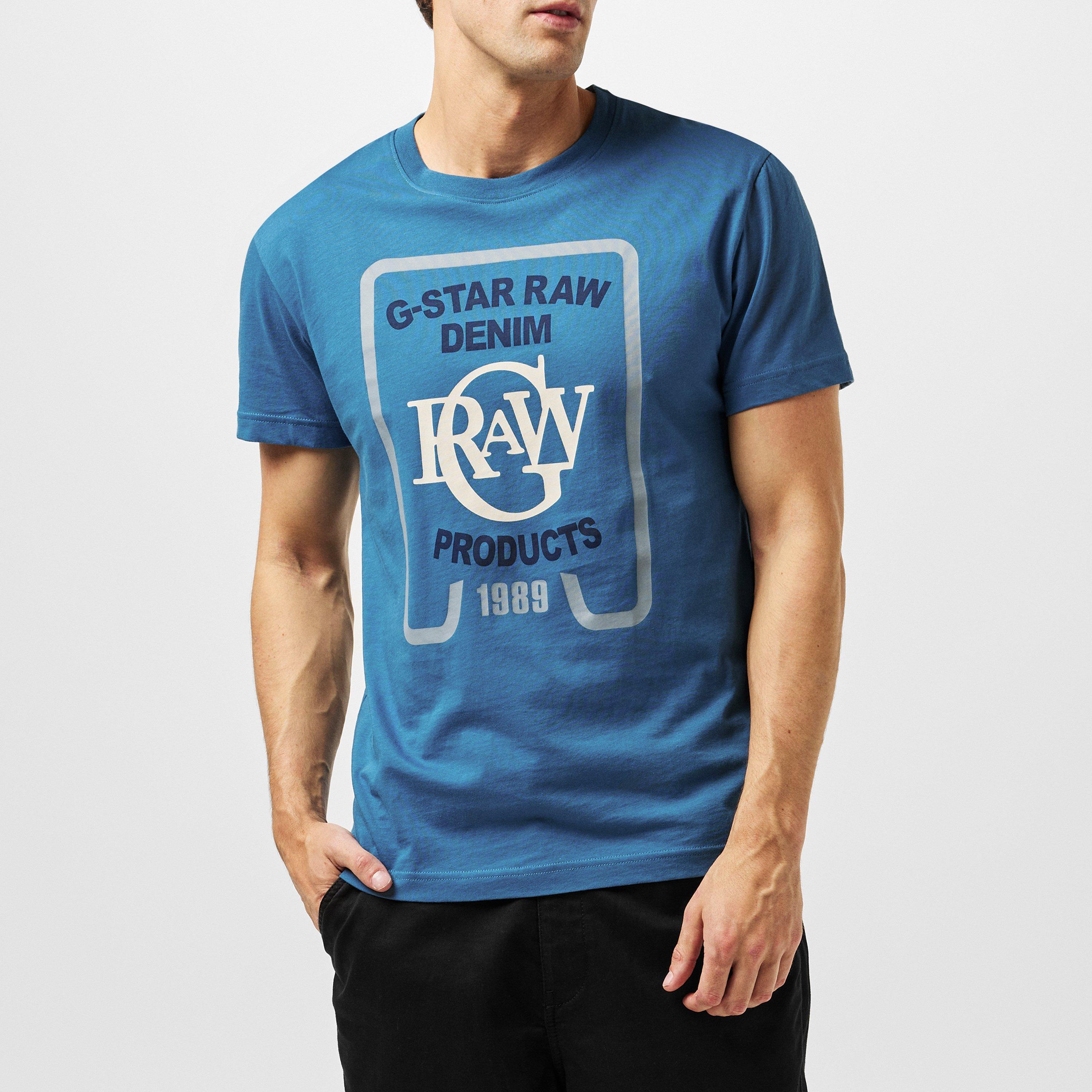 Retro Blue - G Star - Raw T-Shirt - 3