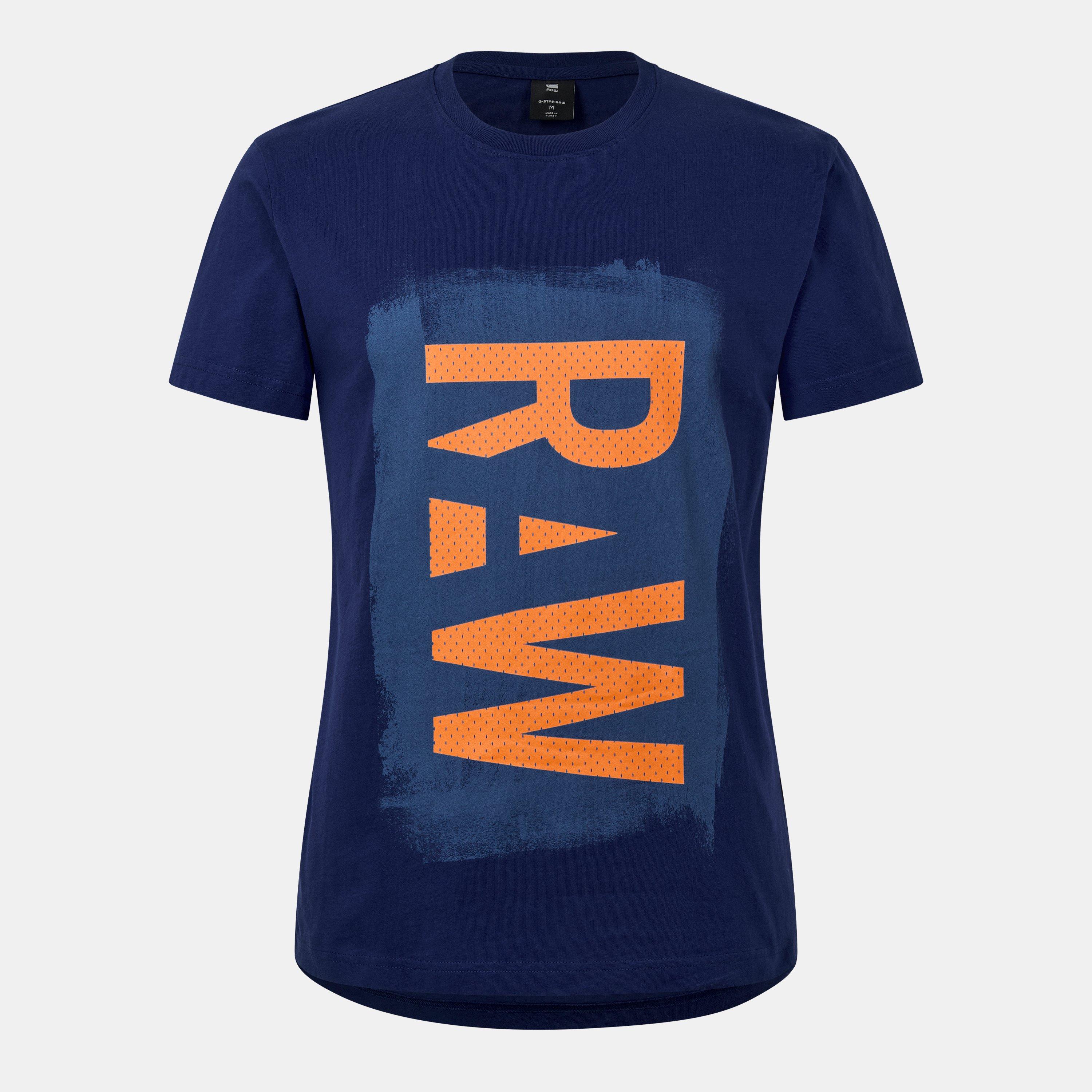 Ballpen Blue - G Star - Painted RAW Graphic T-Shirt - 1