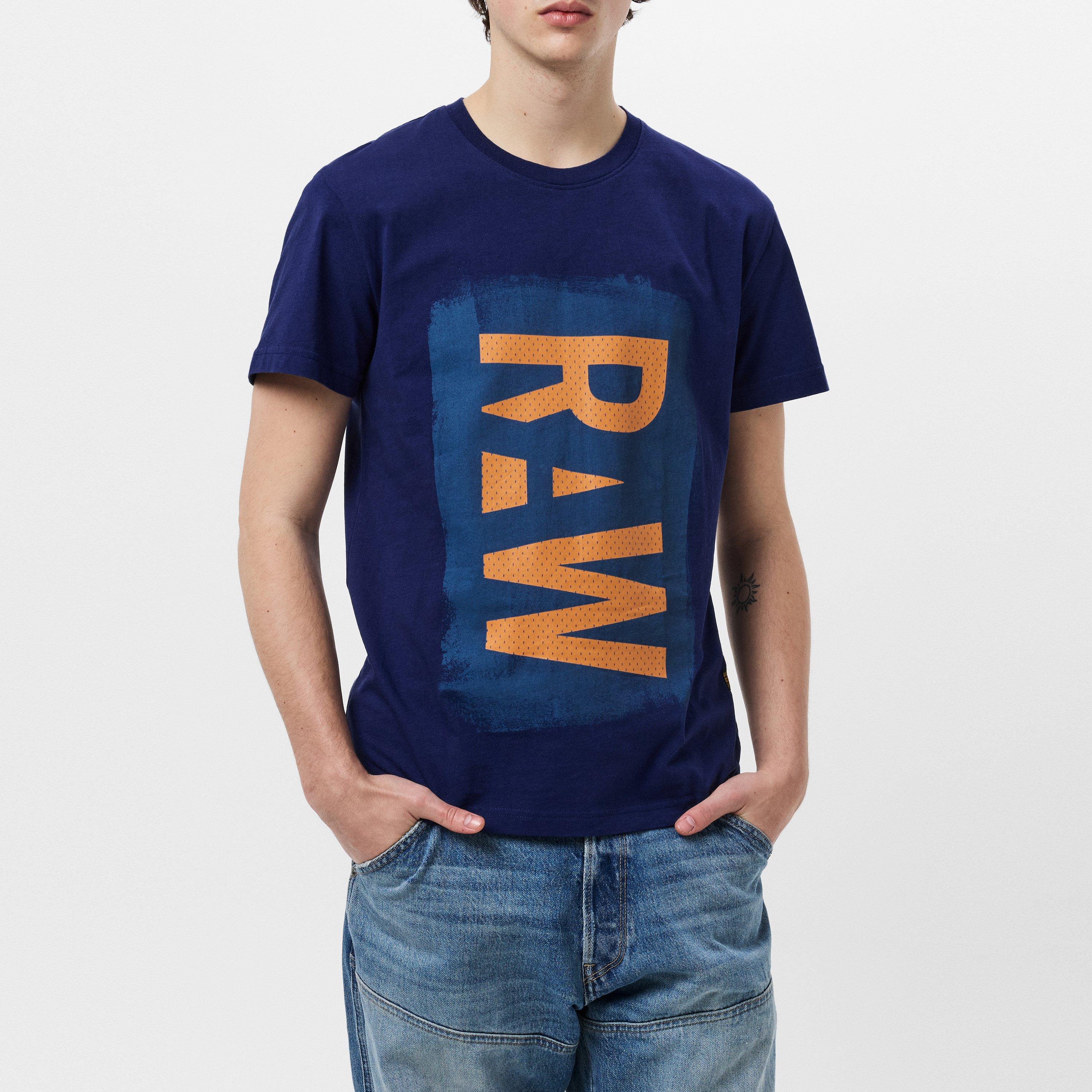 Ballpen Blue - G Star - Painted RAW Graphic T-Shirt - 3