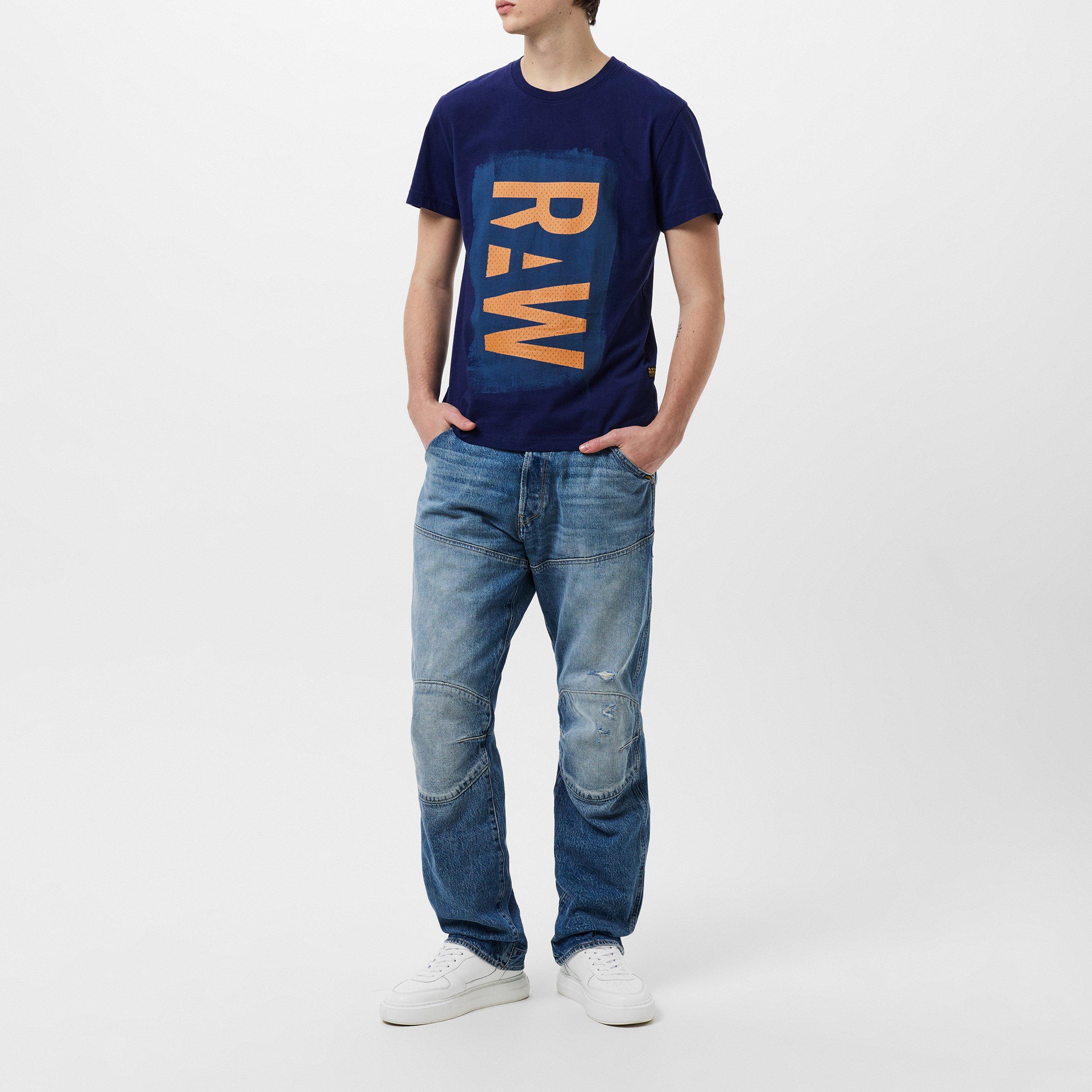 Ballpen Blue - G Star - Painted RAW Graphic T-Shirt - 6