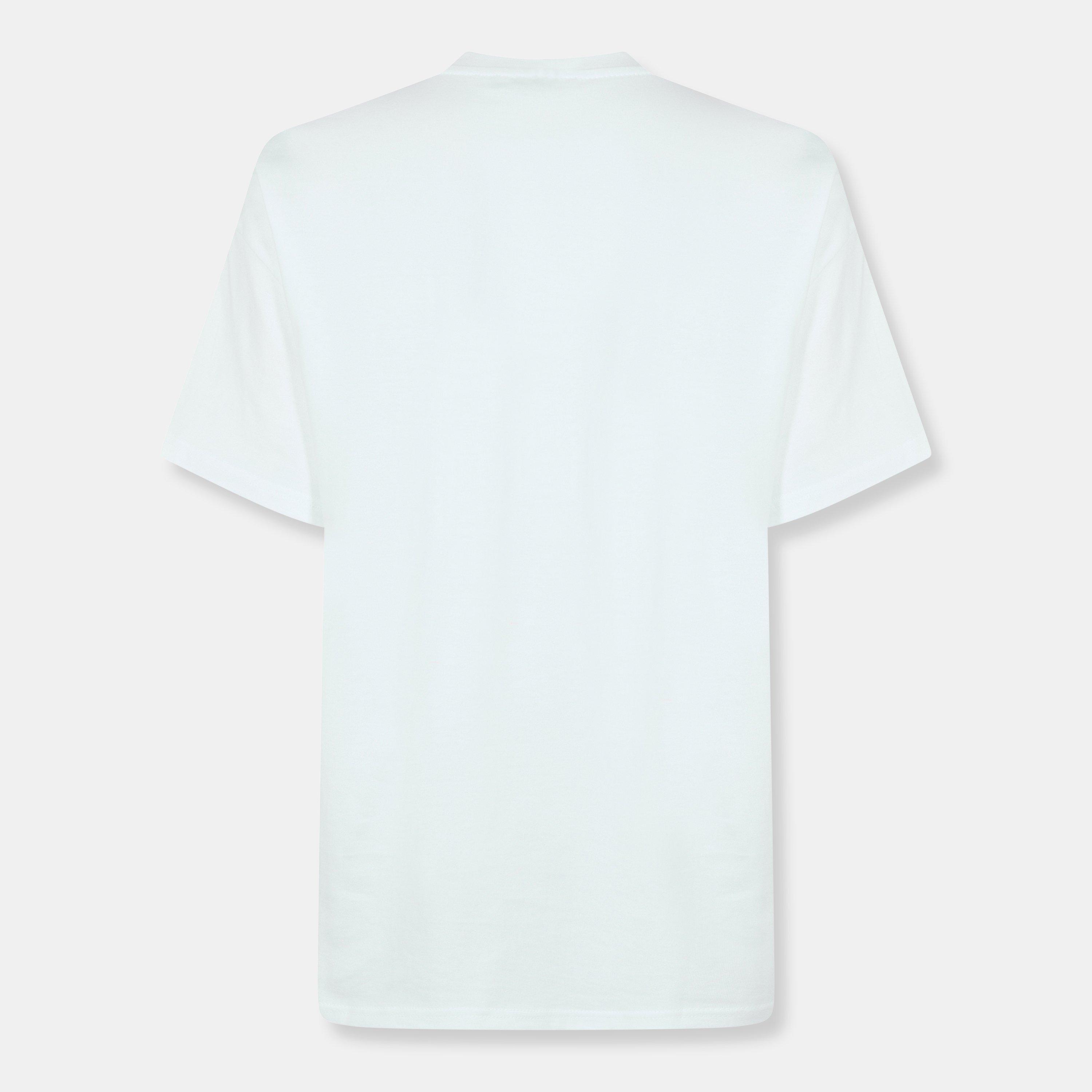 White WH11 - Barbour International - short-sleeved cotton divide t-shirt - 2