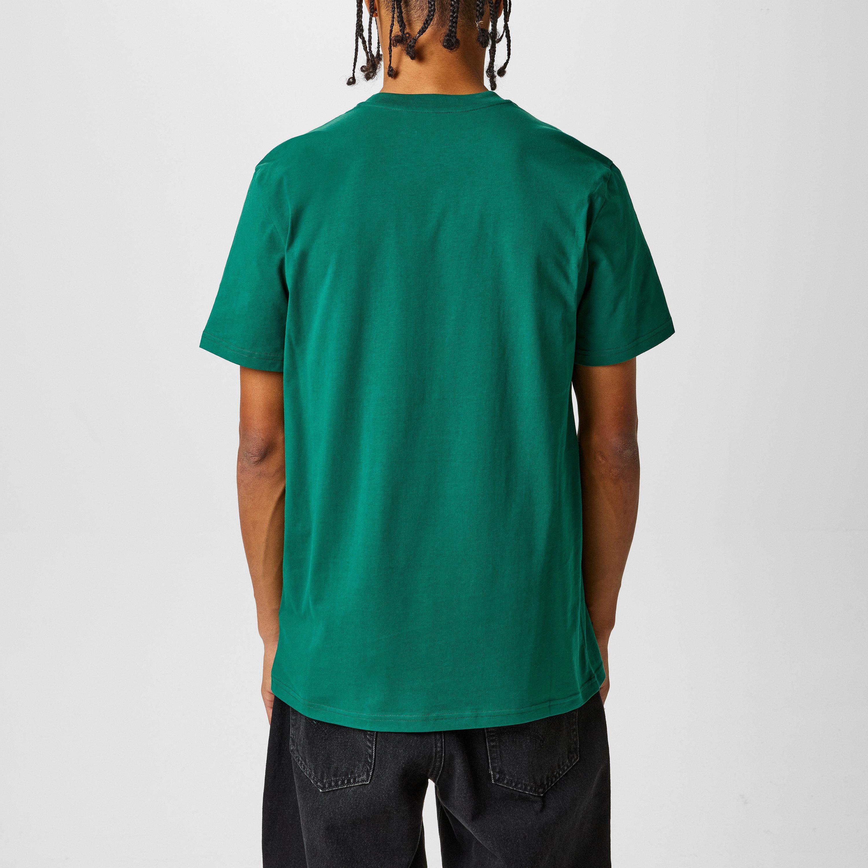 Multi Green - Moschino - Men's Contrast Logo T-Shirt - 3