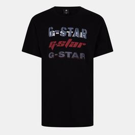 G Star Triple Logo Graphic T-Shirt