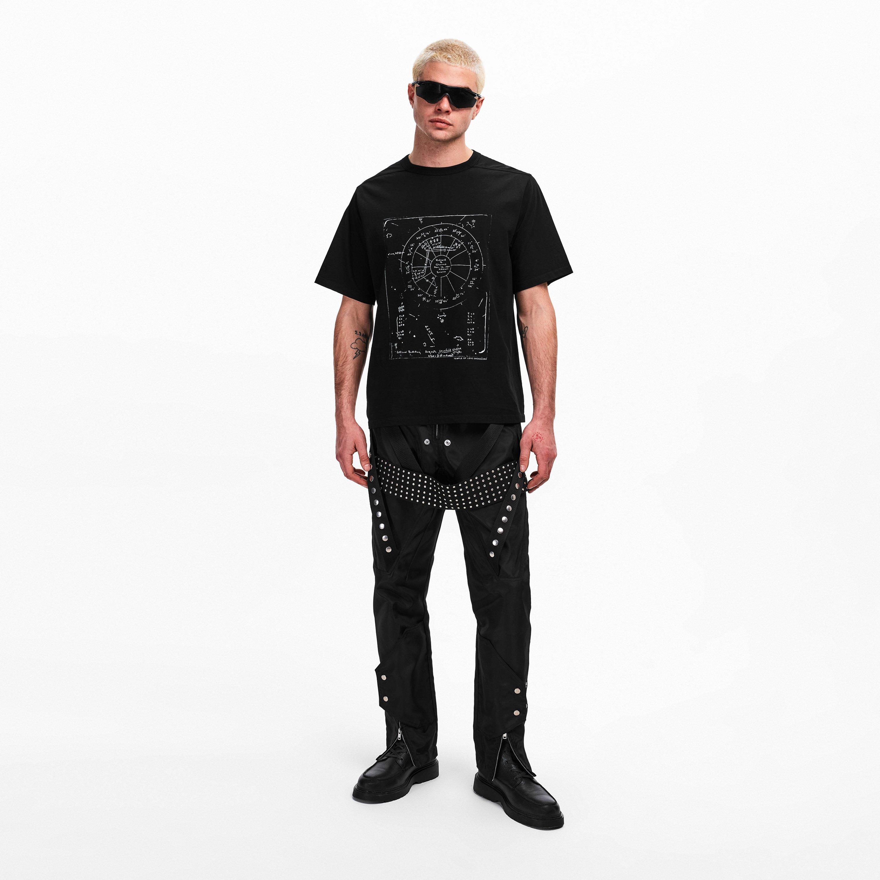 Milk/Black - Rick Owens - Men's T-Shirt - 6