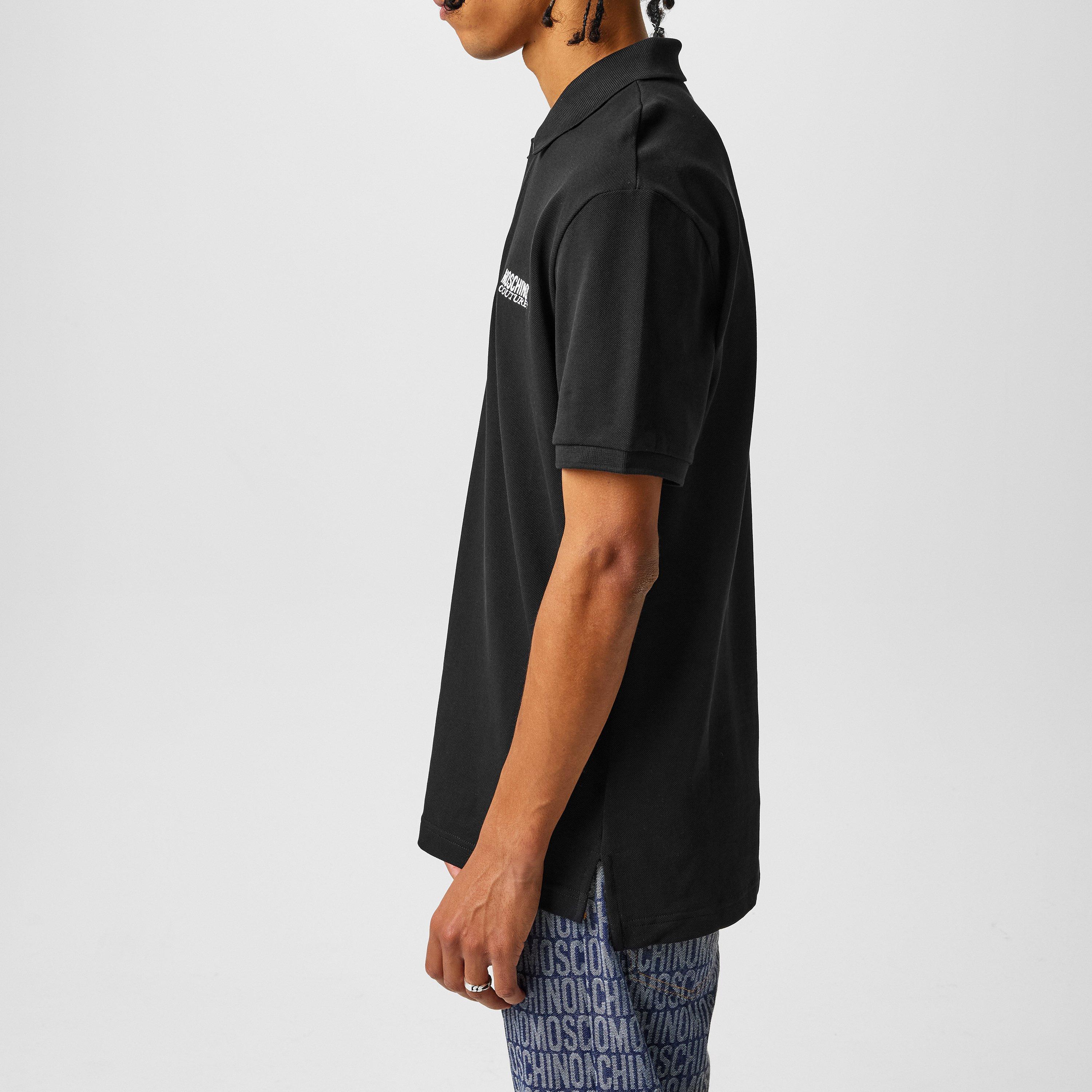 Black - Moschino - Men's Rugby Polo Shirt - 2