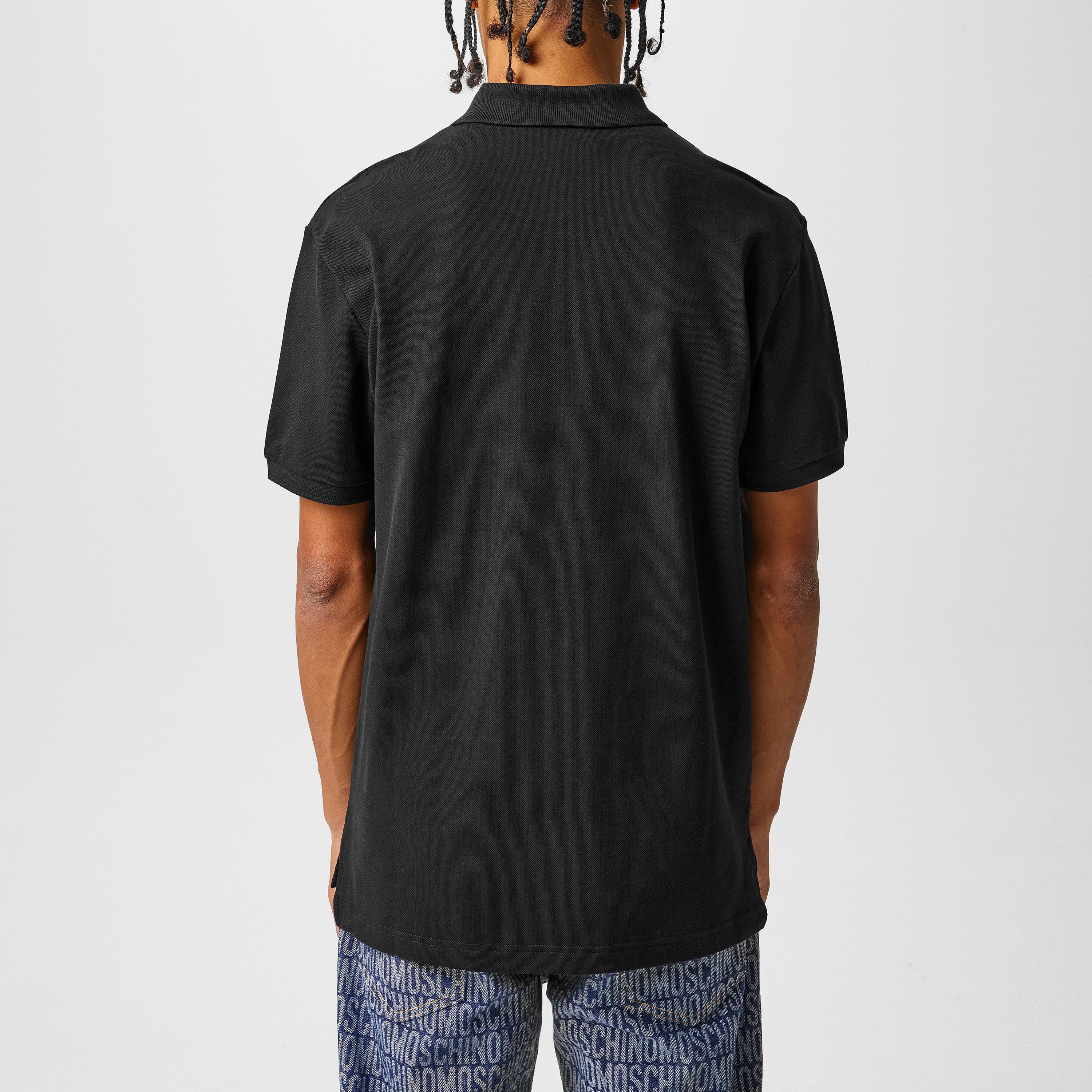 Black - Moschino - Men's Rugby Polo Shirt - 3