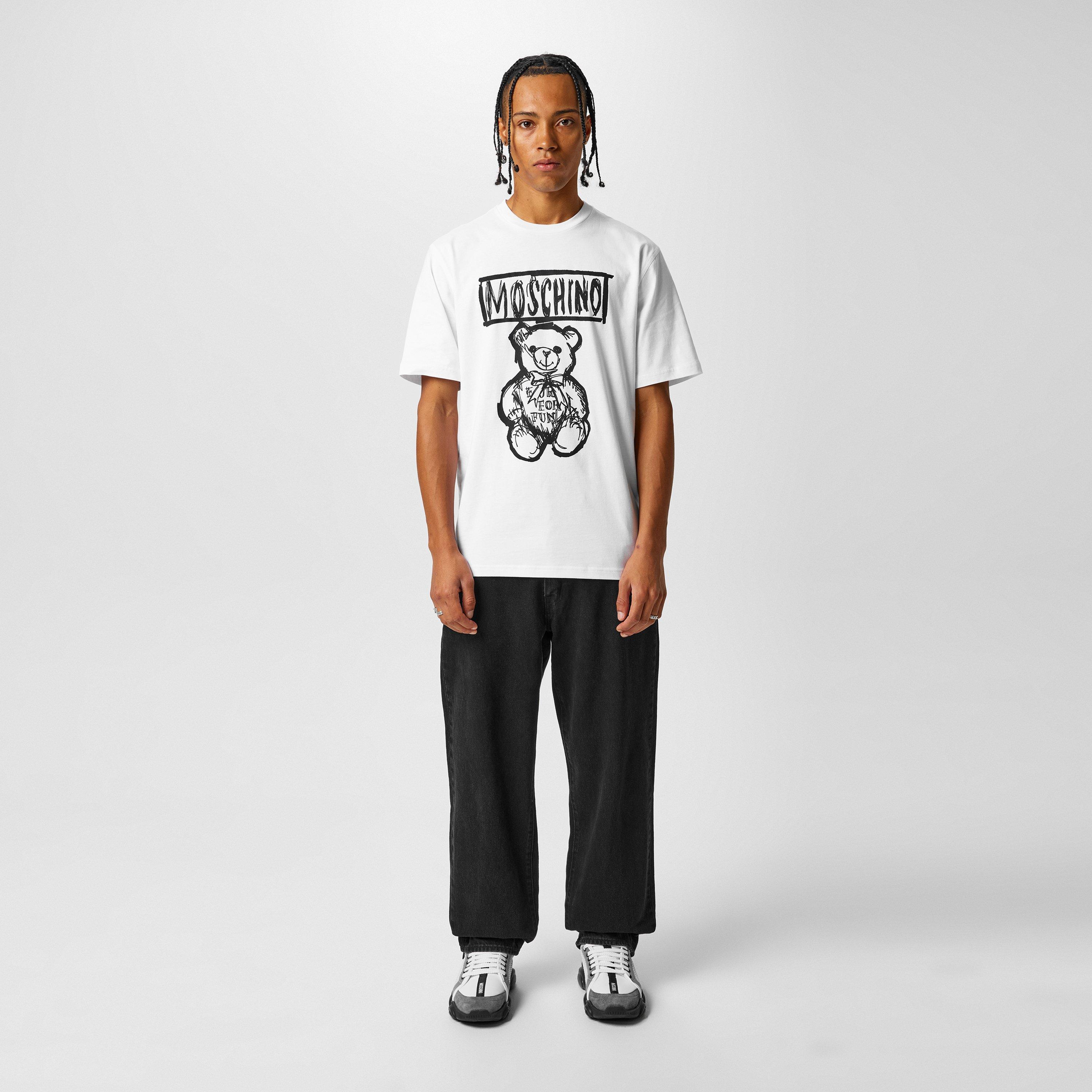 Moschino ロコフリントTシャツトレス 251EA04380541 1001 Moschino ロコフリントTシャツトレス 251EA04380541 1001
