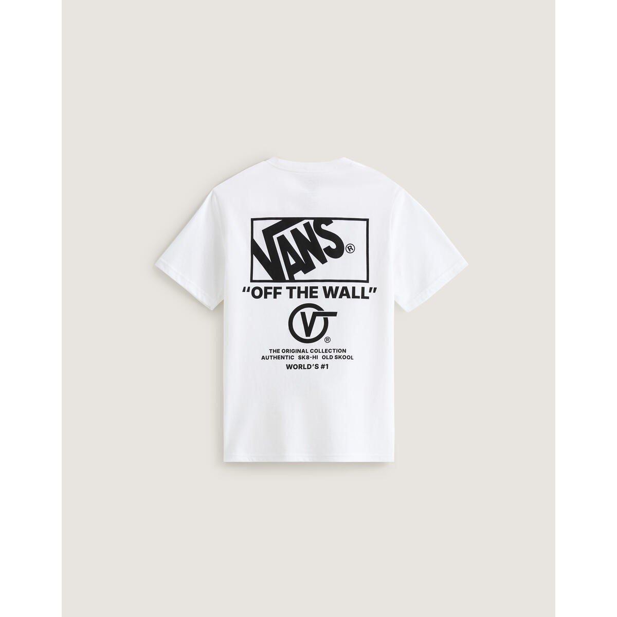 Hvid - Vans - Vans Back Logo Tee Juniors - 1
