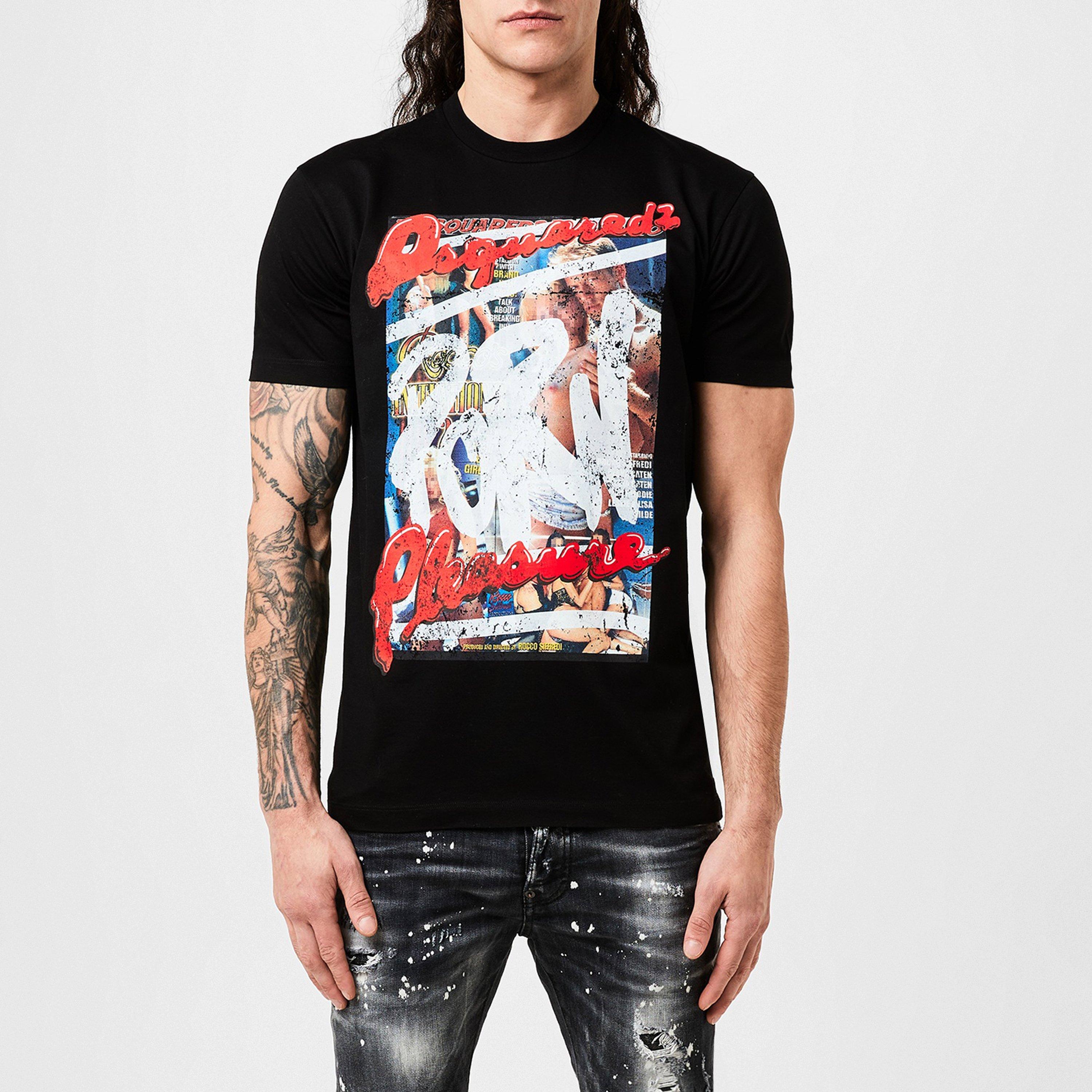 Black - DSquared2 - Rocco Cool Fit Tee - 3