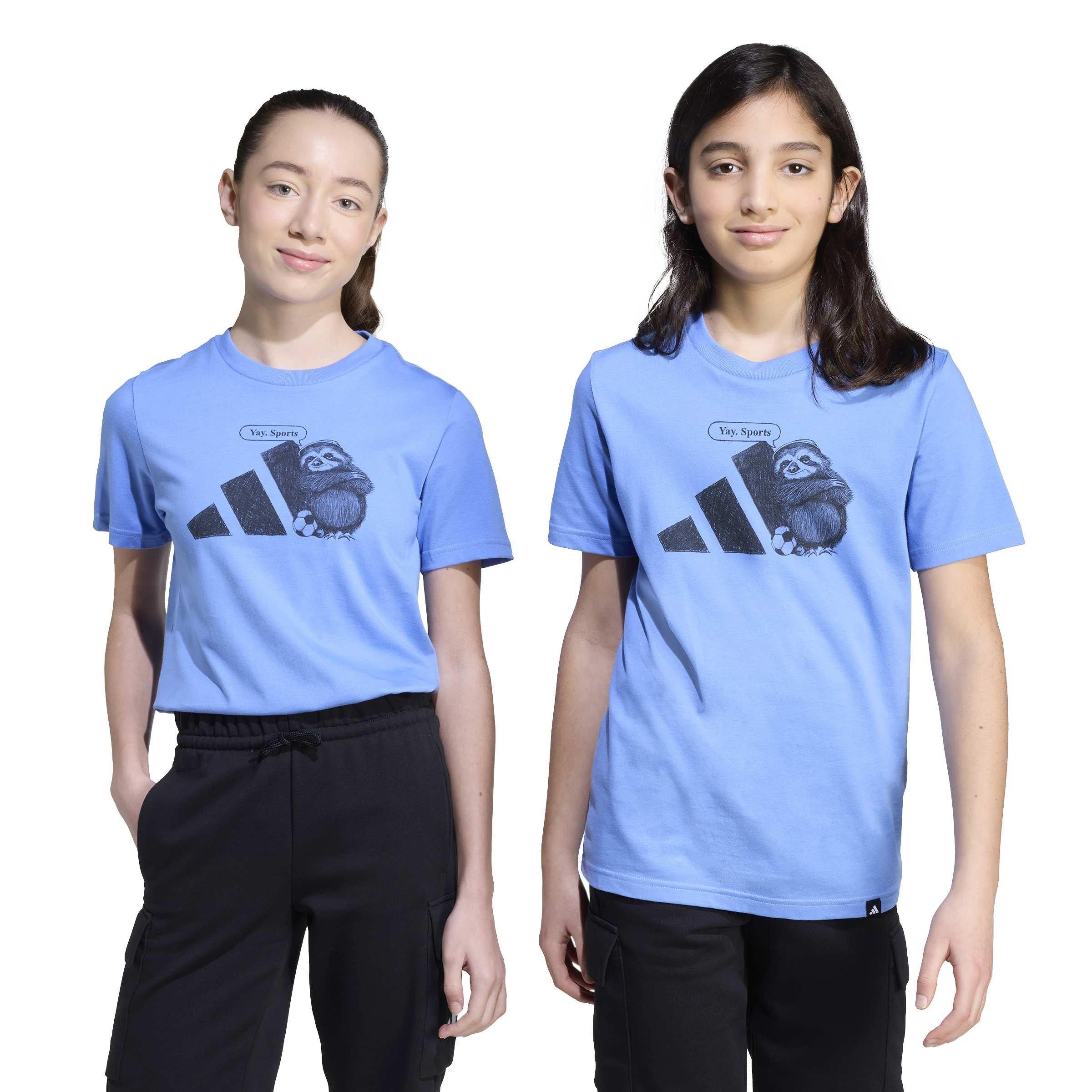 Blufus - adidas - Kids' Yay Sports Cotton Short-Sleeve Crew-Neck T-Shirt - 2