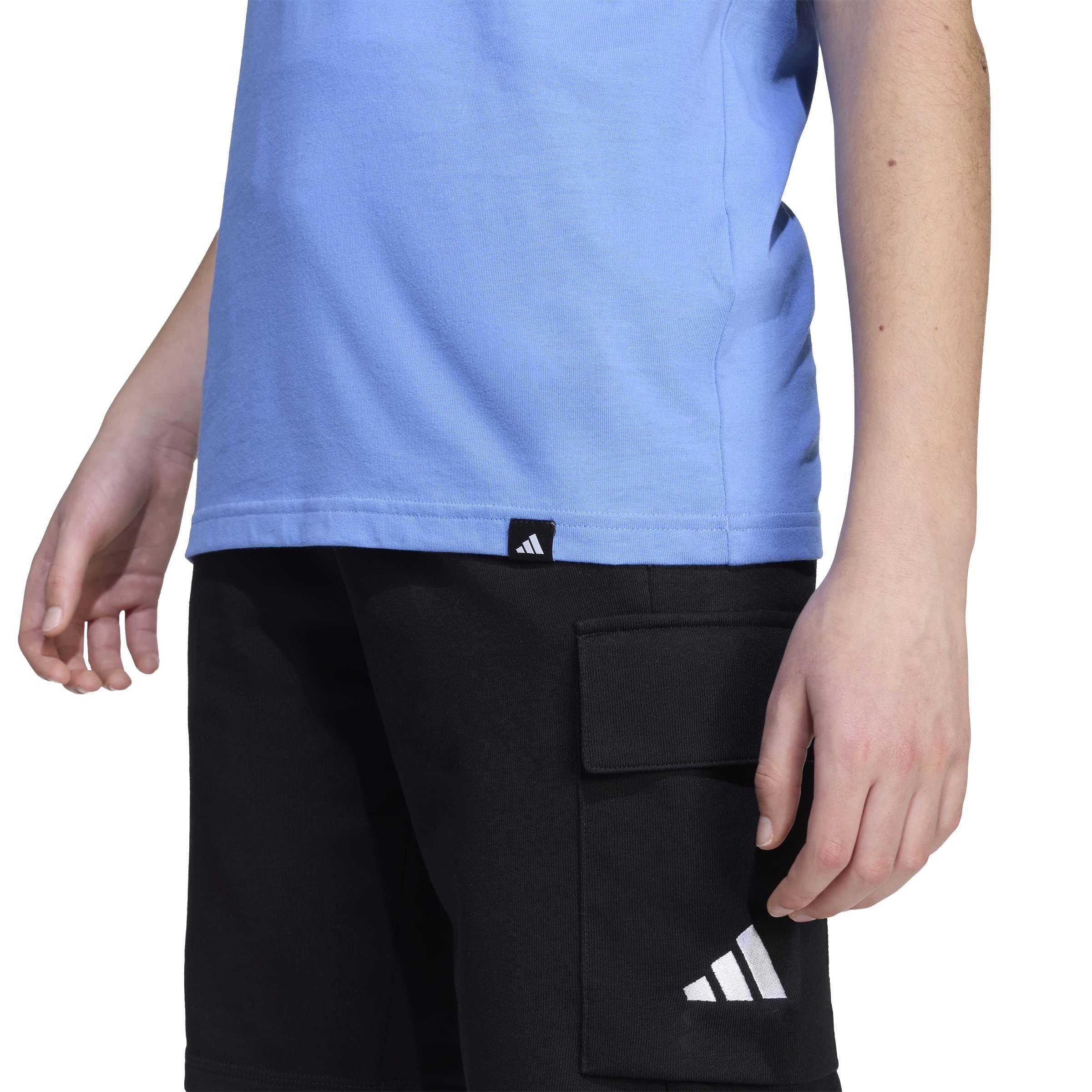 Blufus - adidas - Kids' Yay Sports Cotton Short-Sleeve Crew-Neck T-Shirt - 8