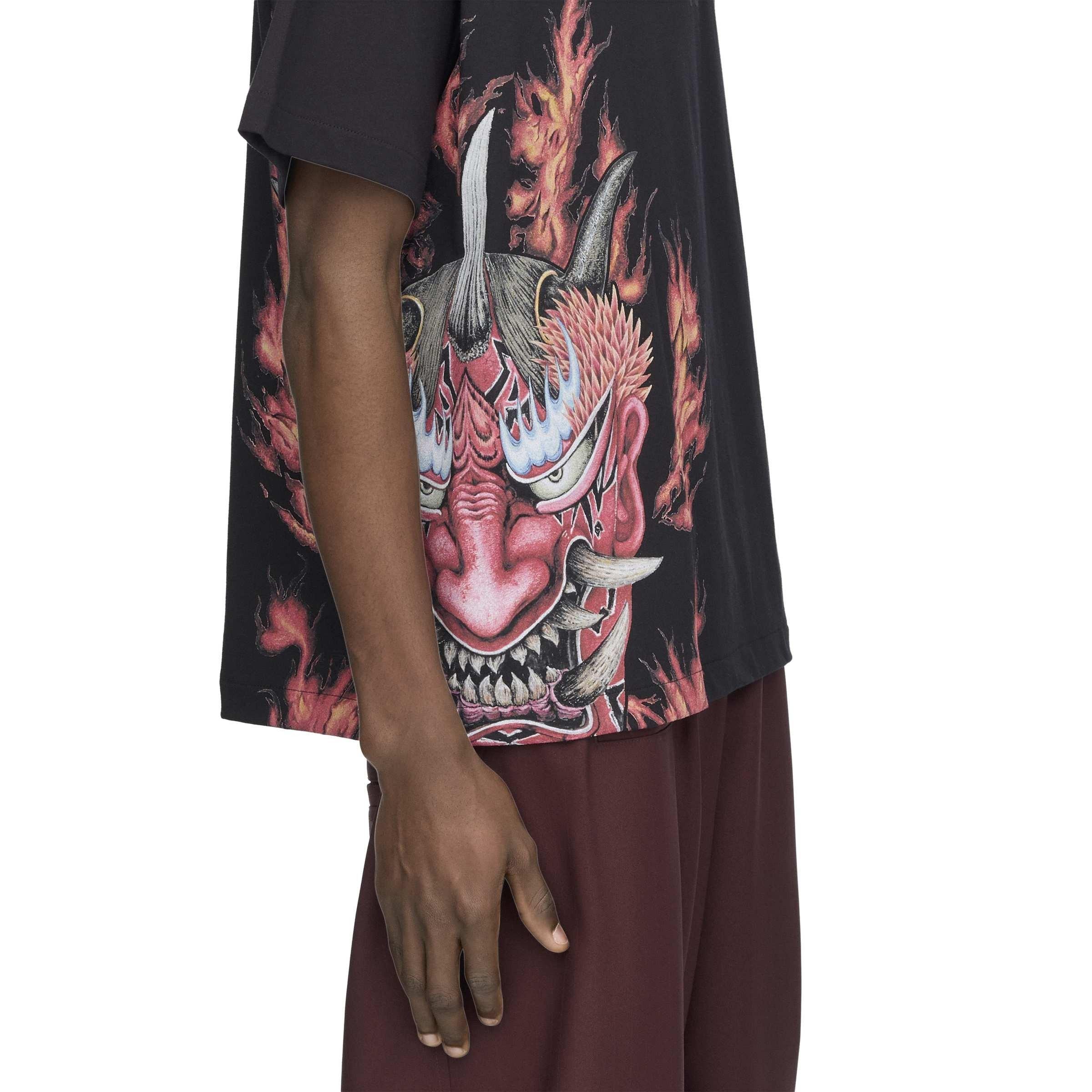Black - Y3 - Yaksha Graphic Short Sleeve Tee - 6