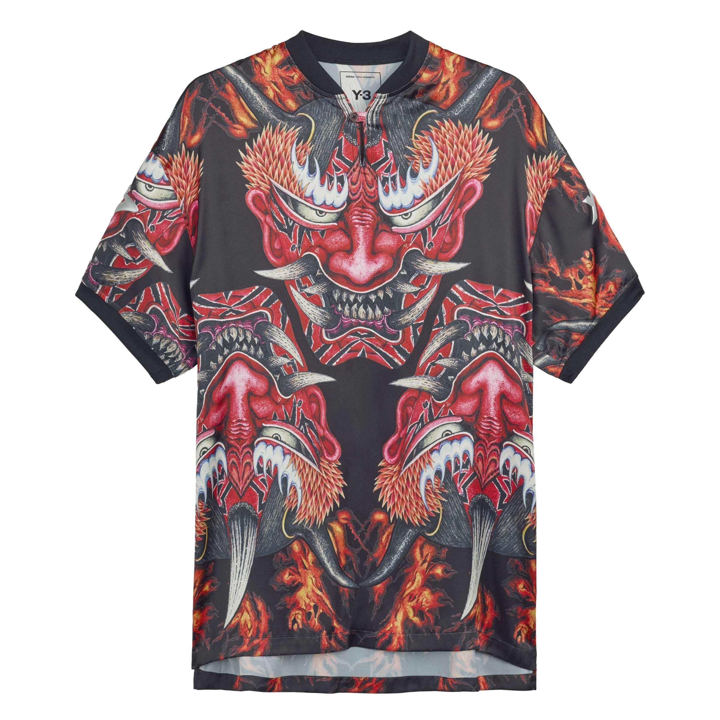 Multi - Y3 - Satin Yaksha Graphic Jersey - 1