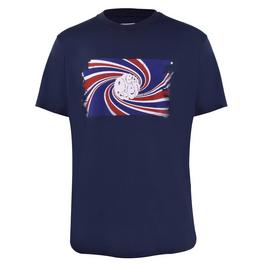 Pretty Green PG Swirl Logo Regular Fit T-Shirt