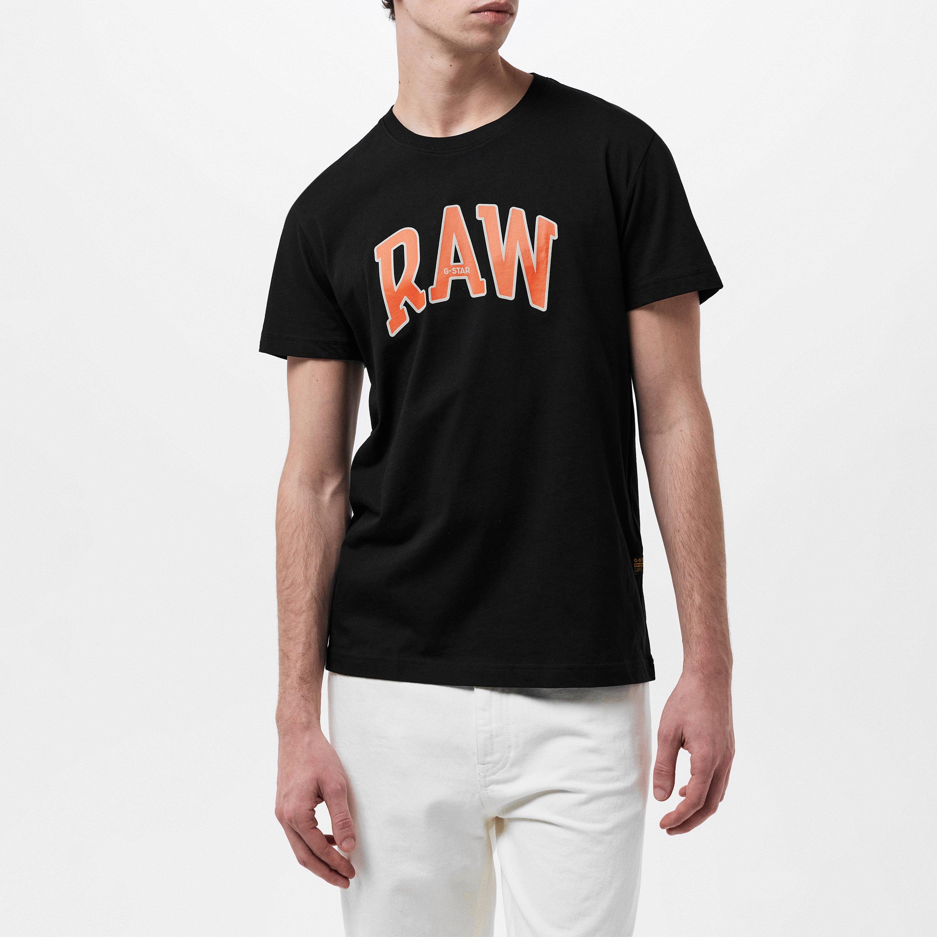 Dk Black - G Star - Puff RAW Graphic T-Shirt - 3