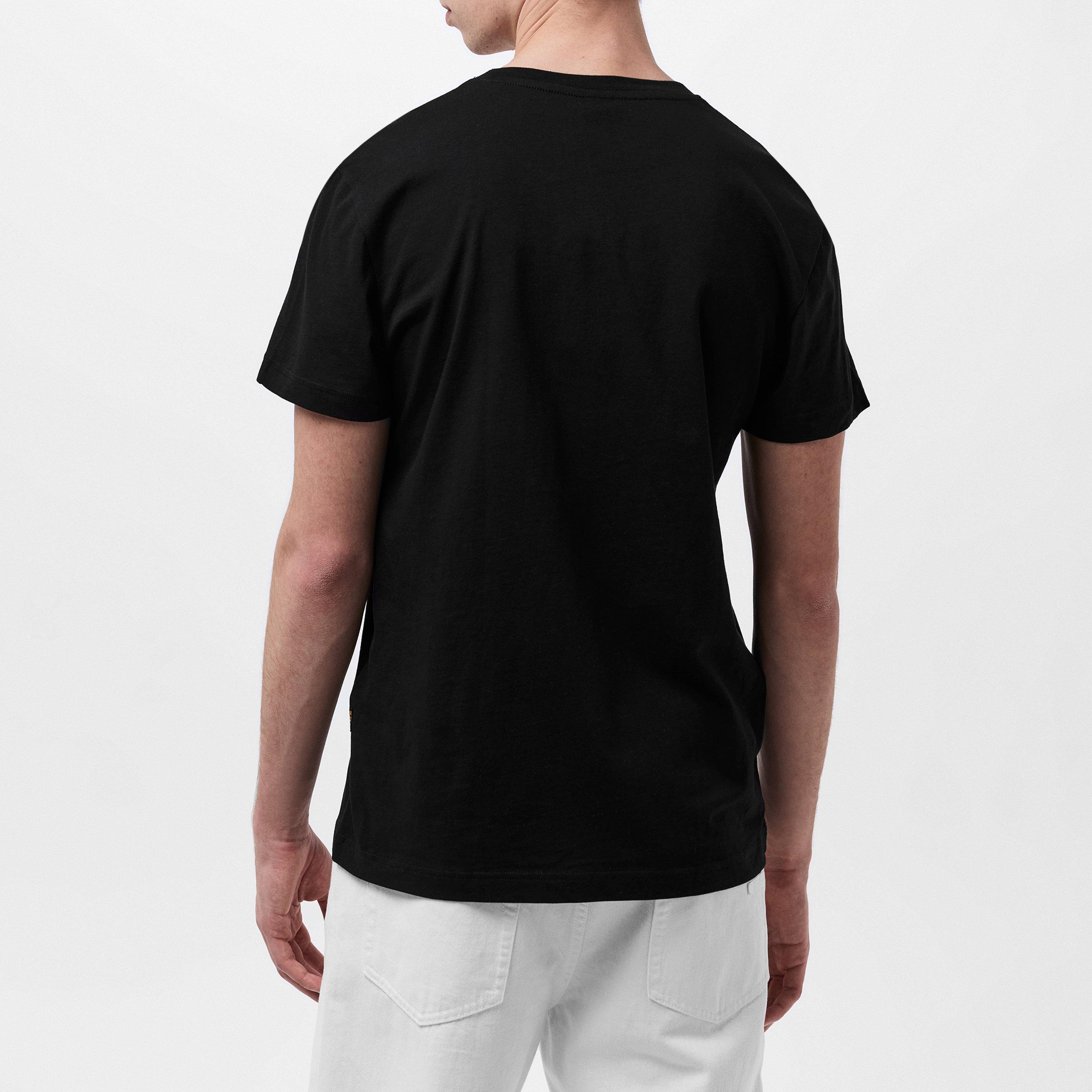 Dk Black - G Star - Puff RAW Graphic T-Shirt - 4