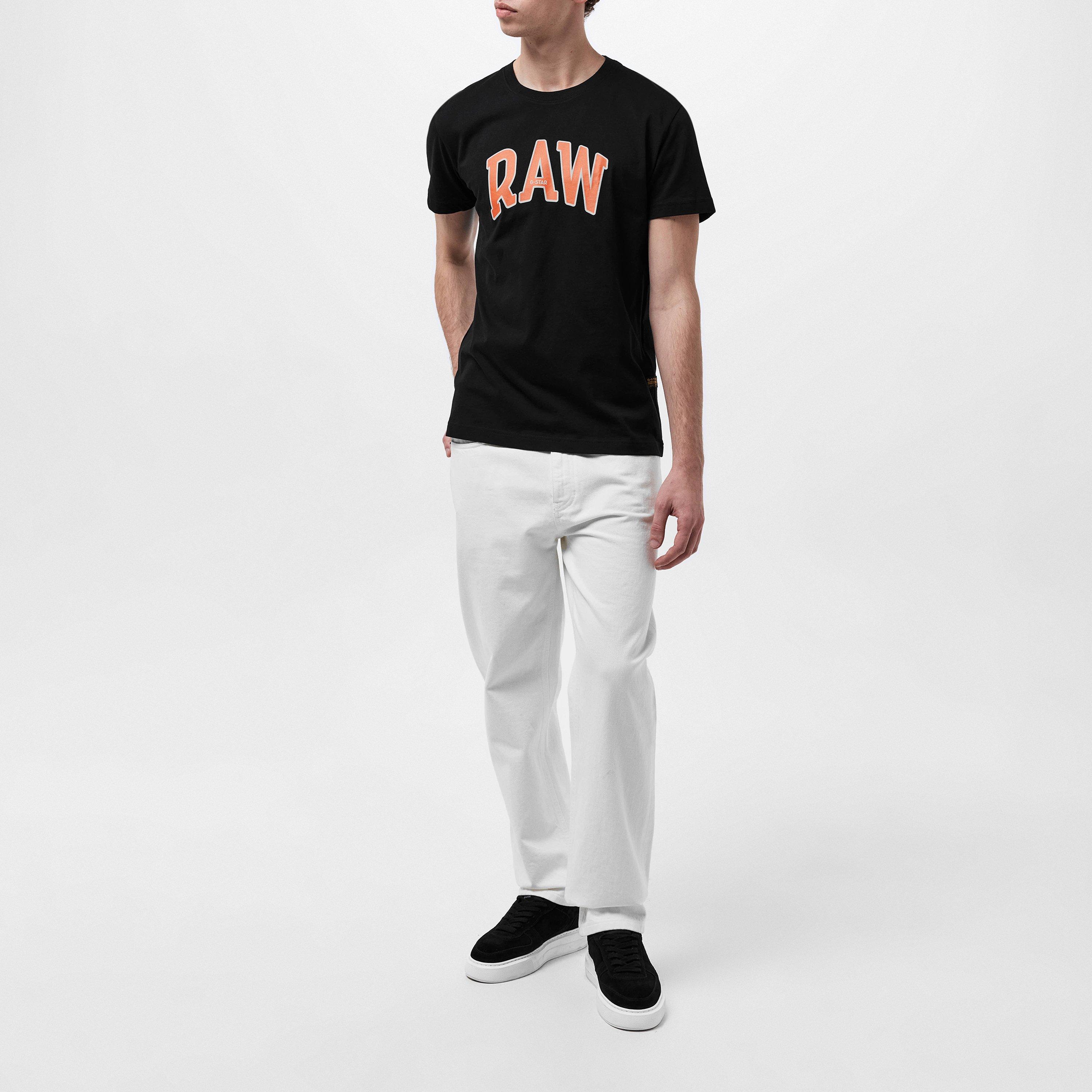 Dk Black - G Star - Puff RAW Graphic T-Shirt - 6