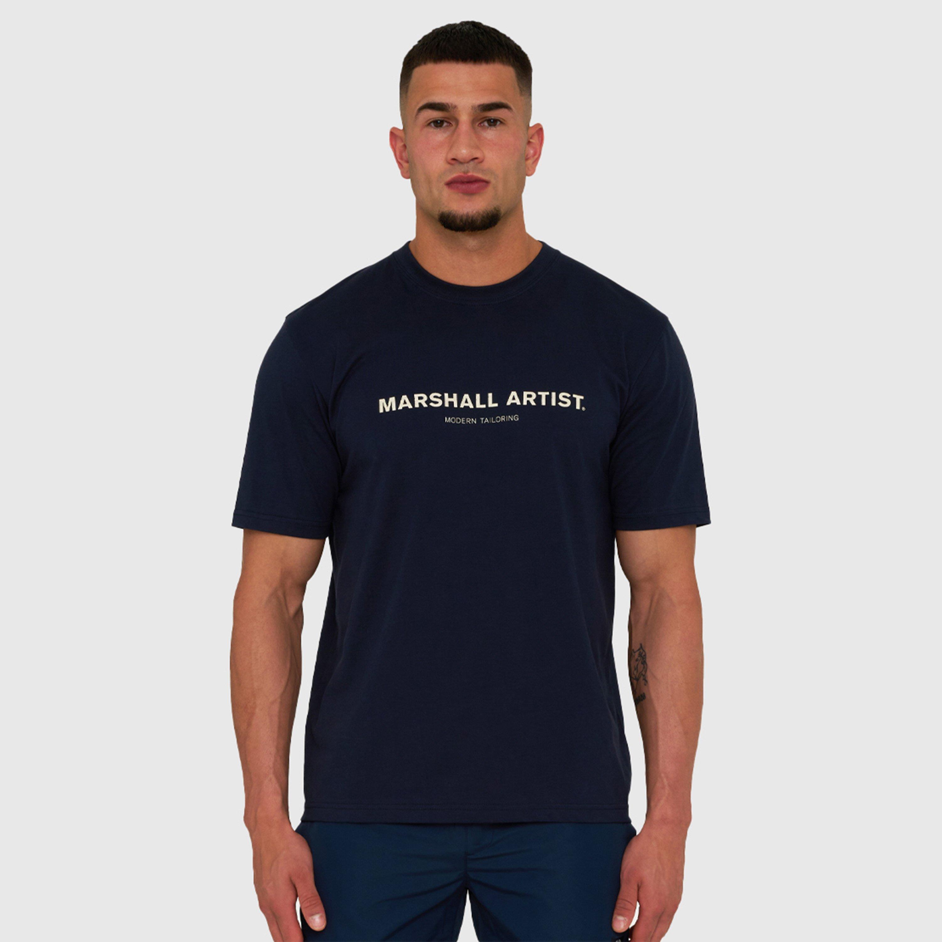 Marineblå - Marshall Artist - Men's Coastal Regular Fit T-Shirt - 1