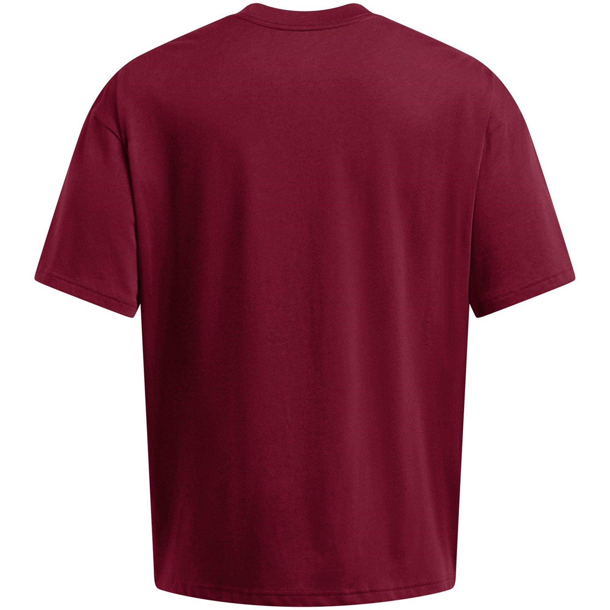 Rood - Under Armour - Men's Heavyweight Branded Short-Sleeve T-Shirt - 2