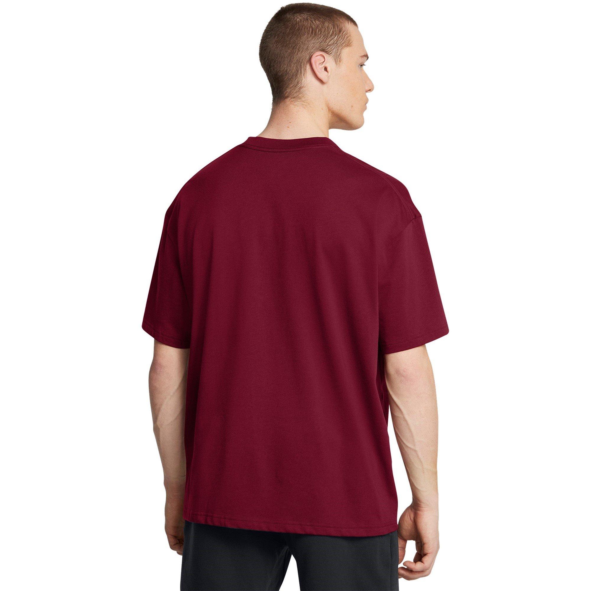 Rood - Under Armour - Men's Heavyweight Branded Short-Sleeve T-Shirt - 4