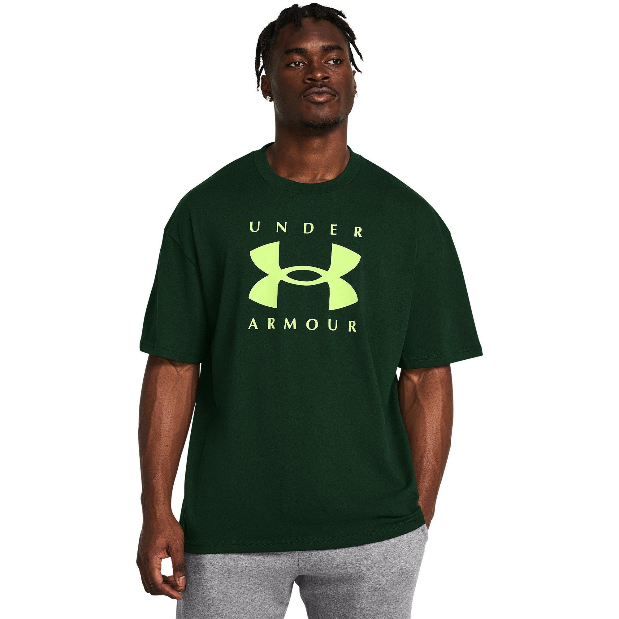 Green - Under Armour - Men's Heavyweight Branded Short-Sleeve T-Shirt - 3