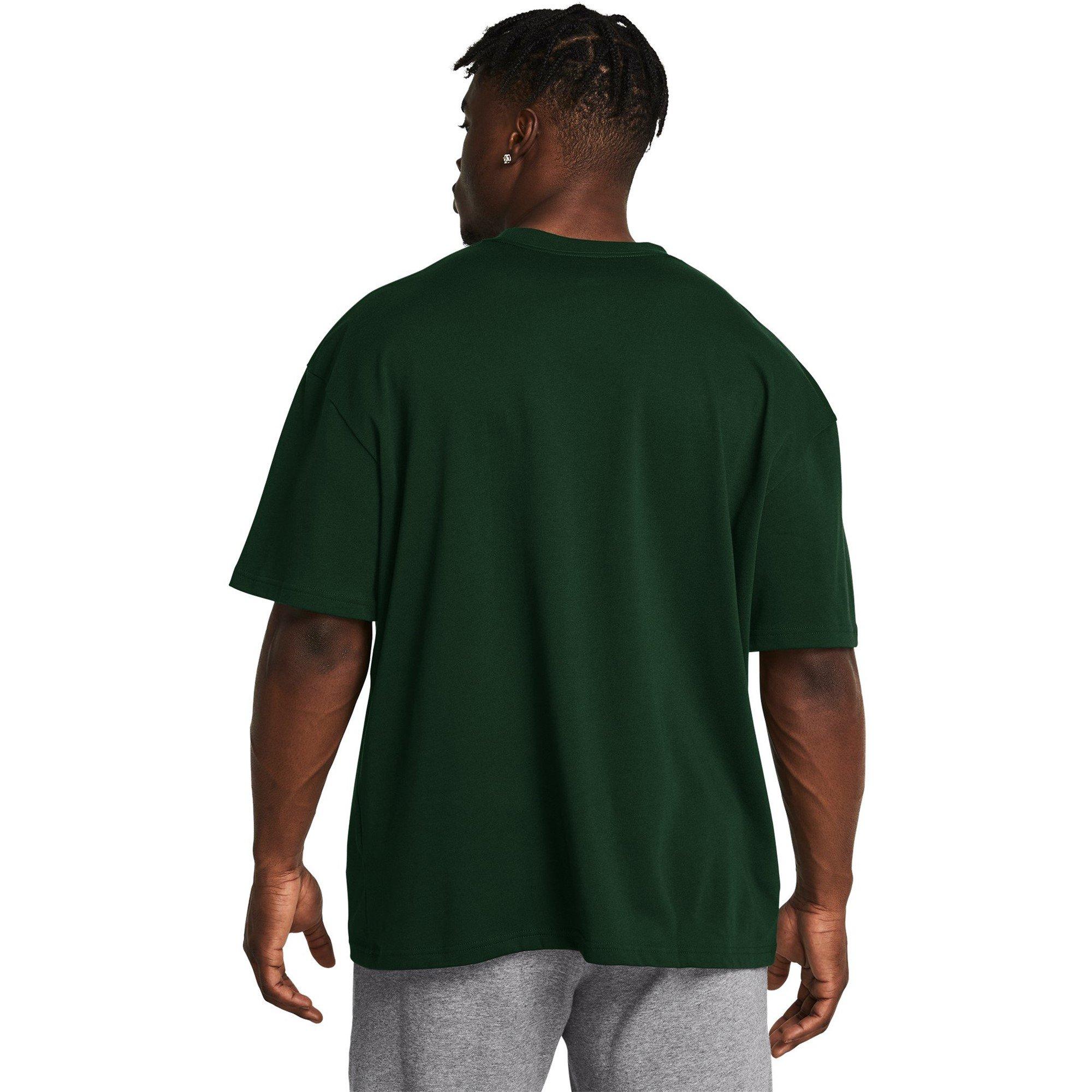 Green - Under Armour - Men's Heavyweight Branded Short-Sleeve T-Shirt - 4