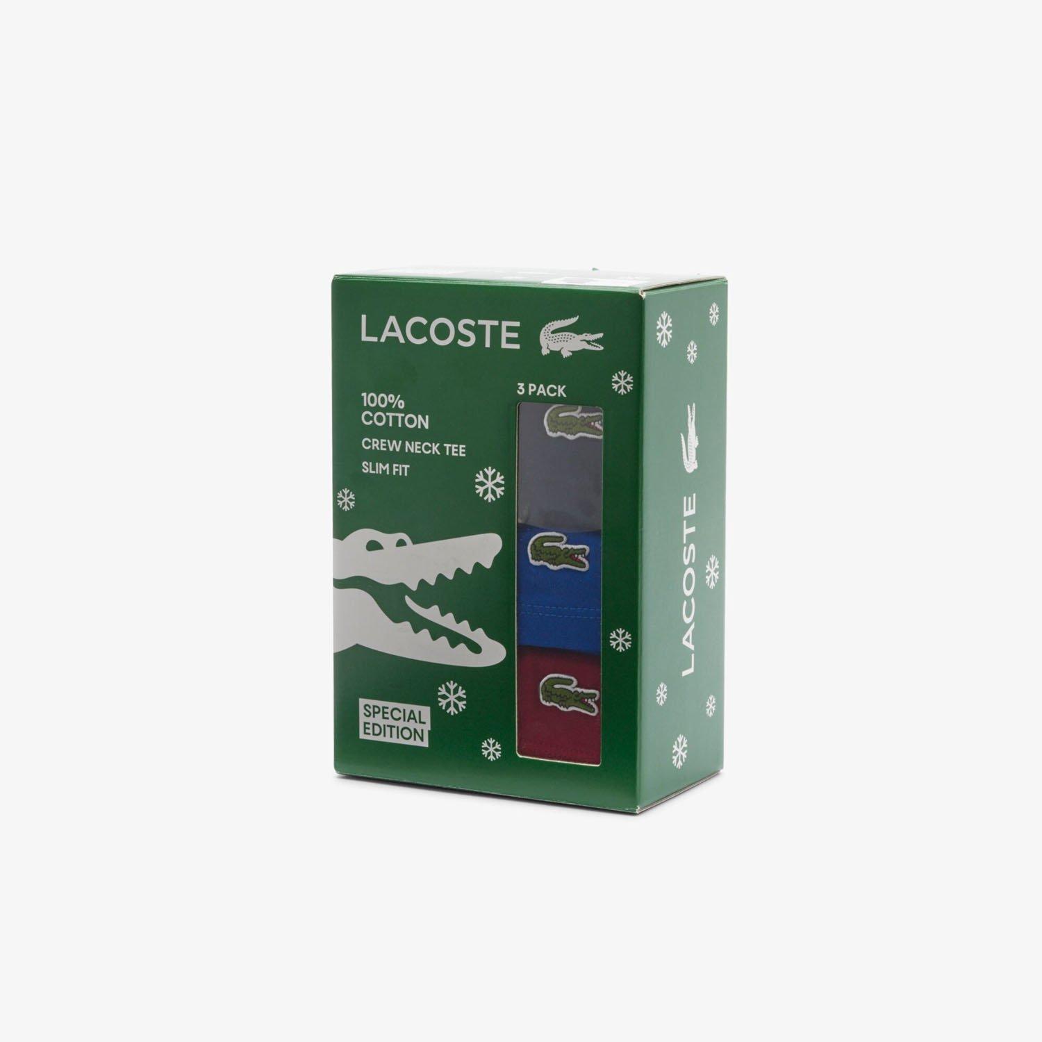 Bord/Cobalt/Nvy - Lacoste - Lacoste 3Pck Slm T Sn99 - 6