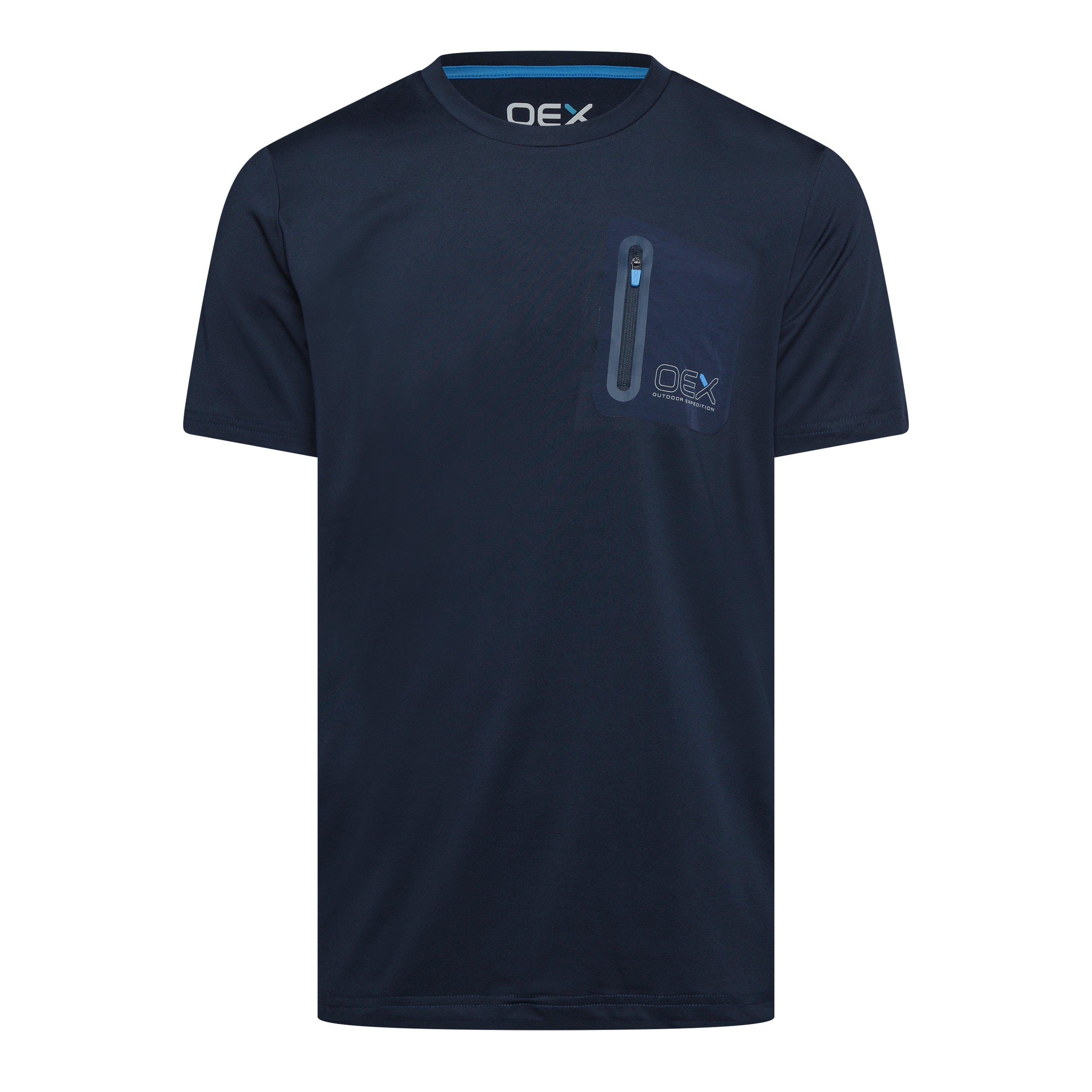 Navy - OEX - OEX Braemar Tee Sn99 - 1