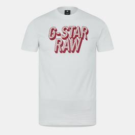 G Star 3D Dotted Graphic T-Shirt