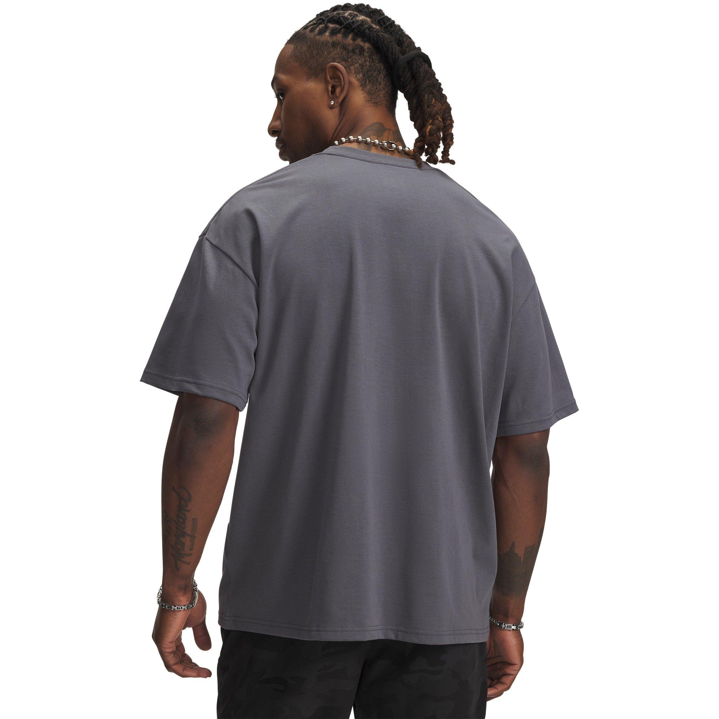 Grigio Scuro - Under Armour - Under Armour UA Logo Heavyweight T- Shirt - 2