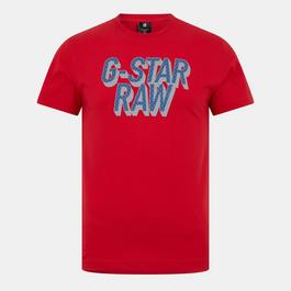 G Star 3D Dotted Graphic T-Shirt