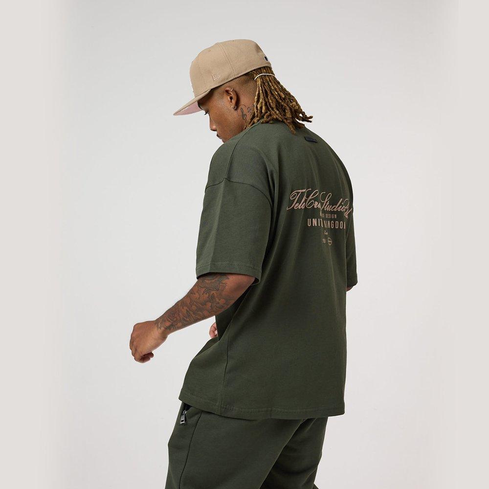 Forêt - Tela Cruz - Men's Oversized Design T-Shirt - 2