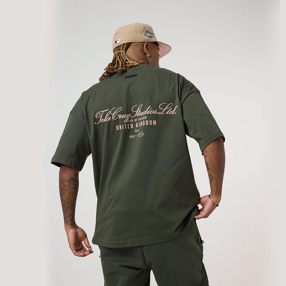 Forêt - Tela Cruz - Men's Oversized Design T-Shirt - 3