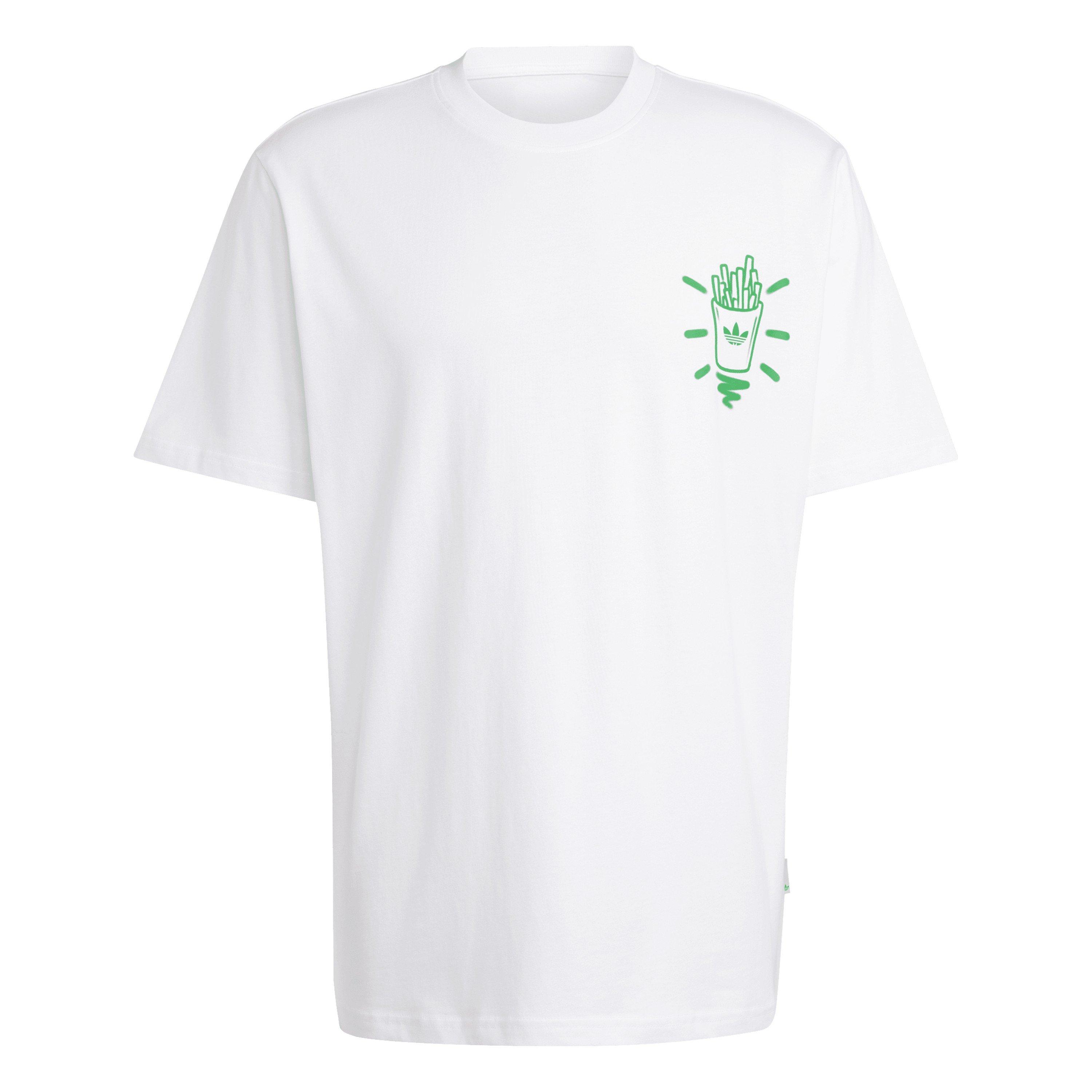 White - adidas Originals - Men's Q12 Street B T-Shirt - 1