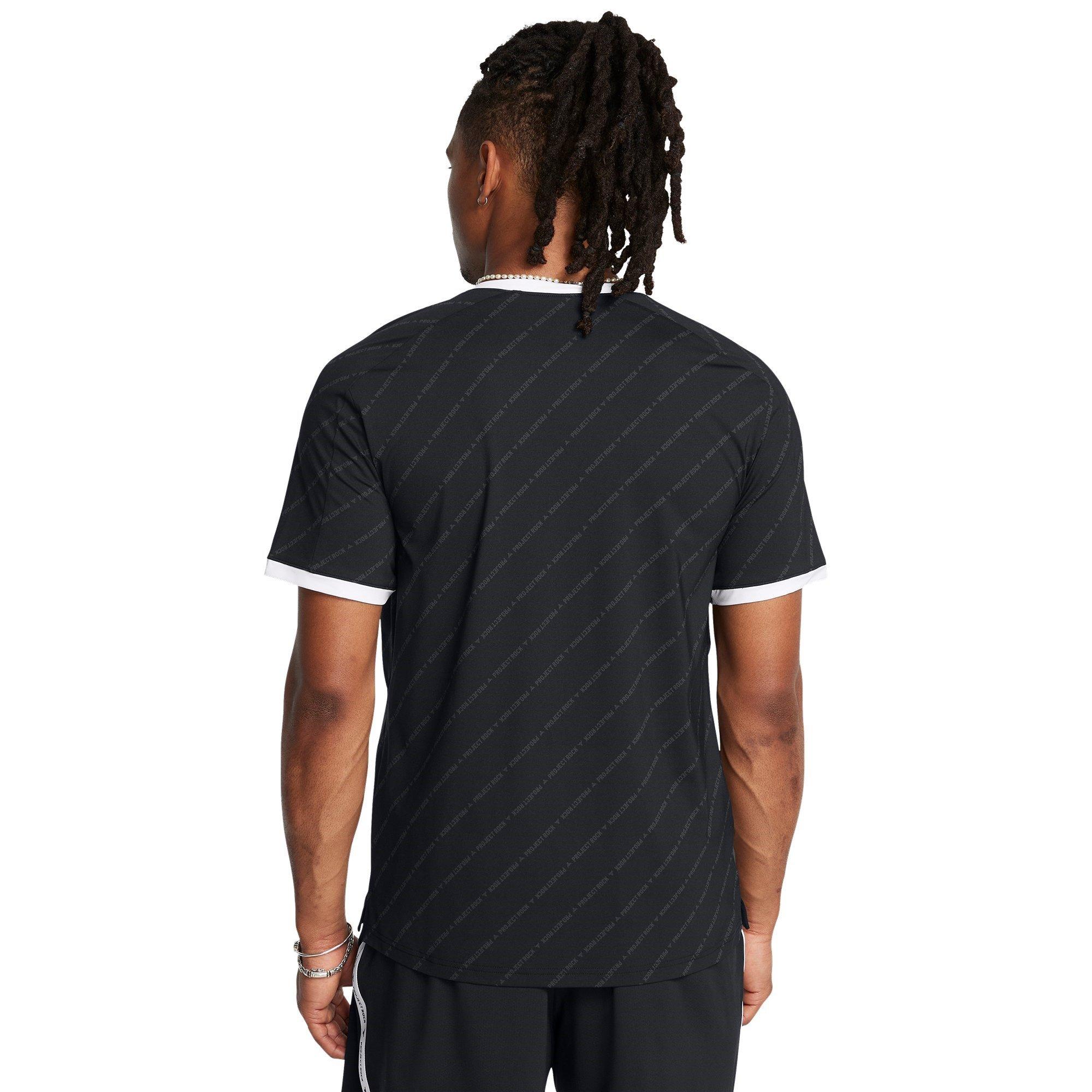 Noir - Under Armour - Regular Fit Rugby T-Shirt - 3