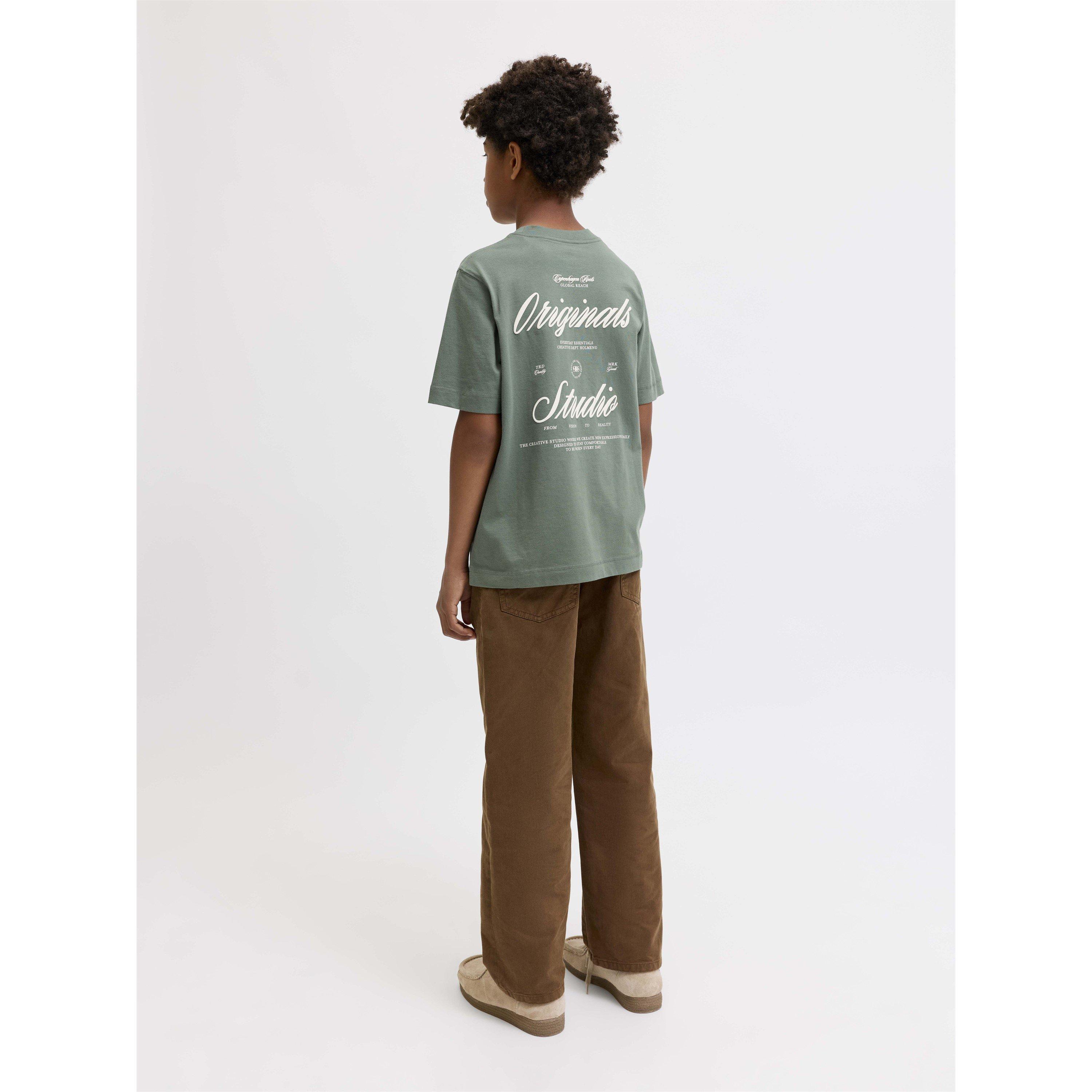 Laurel Wreath - Jack and Jones - Kids' Norrebro Typo Cotton Graphic Crew-Neck Short-Sleeve T-Shirt - 7
