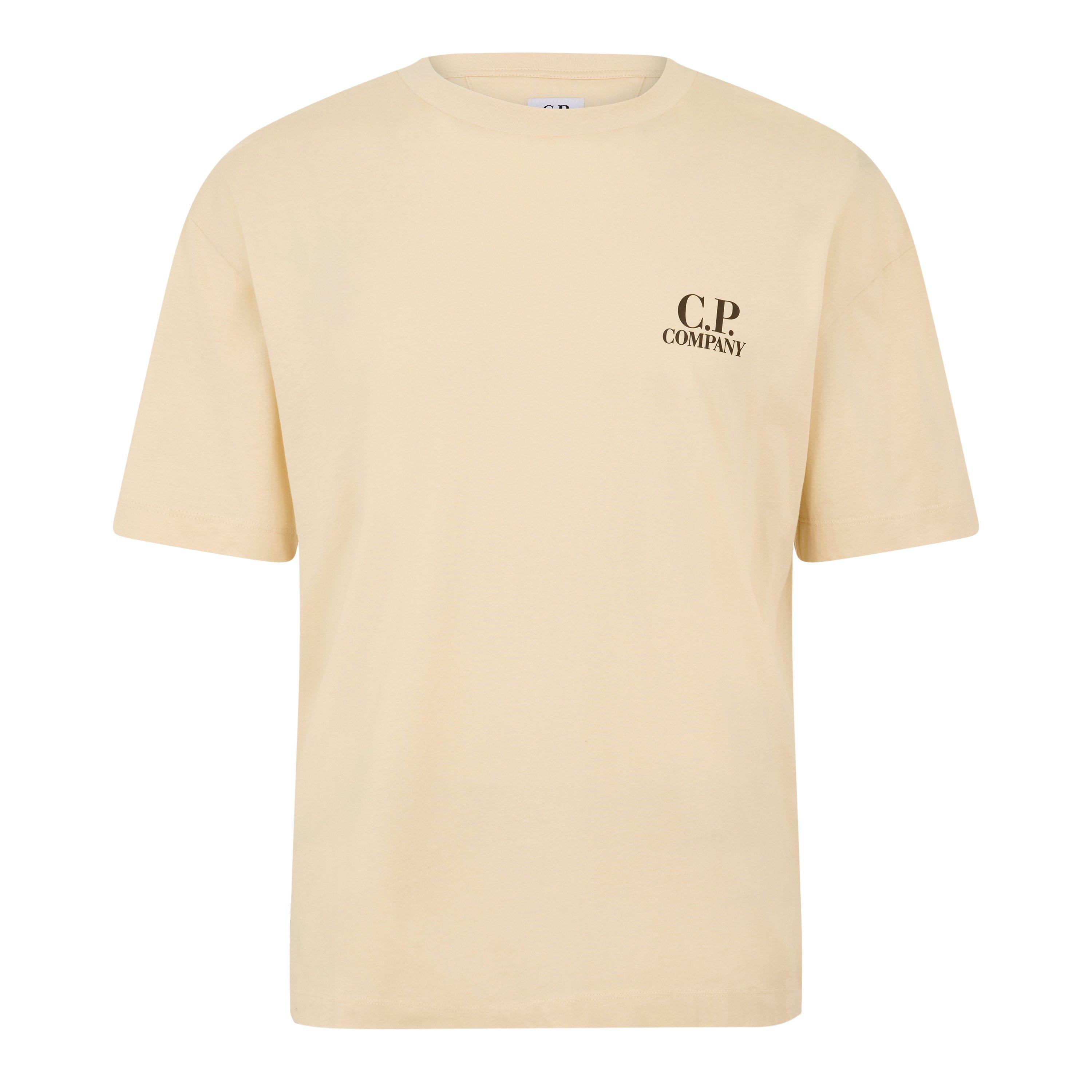 Cp Company Men's Double Logo Tee - Pistachio S 402 - S (46)