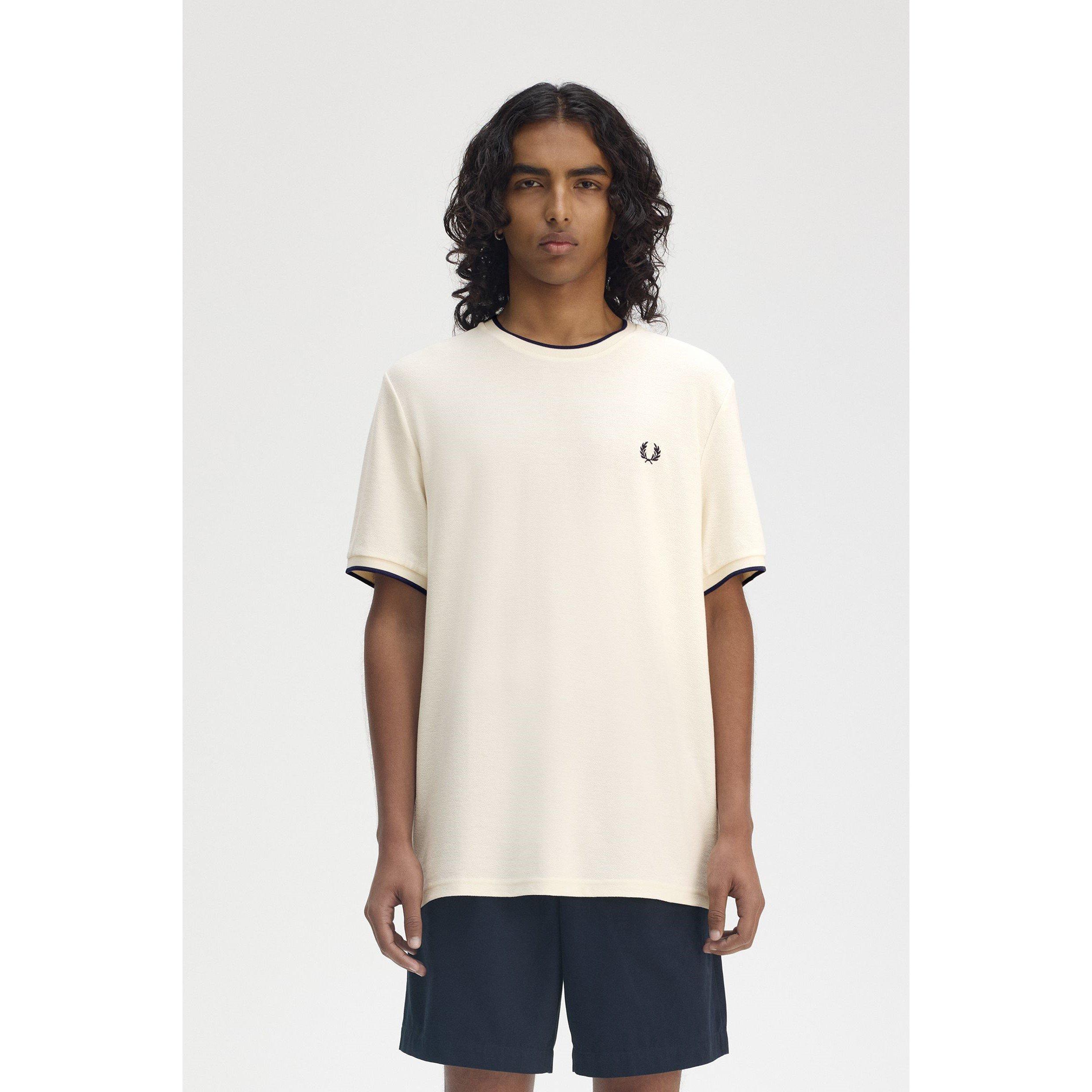 Fred Perry Men's Crepe Pique T-Shirt | FRASERS