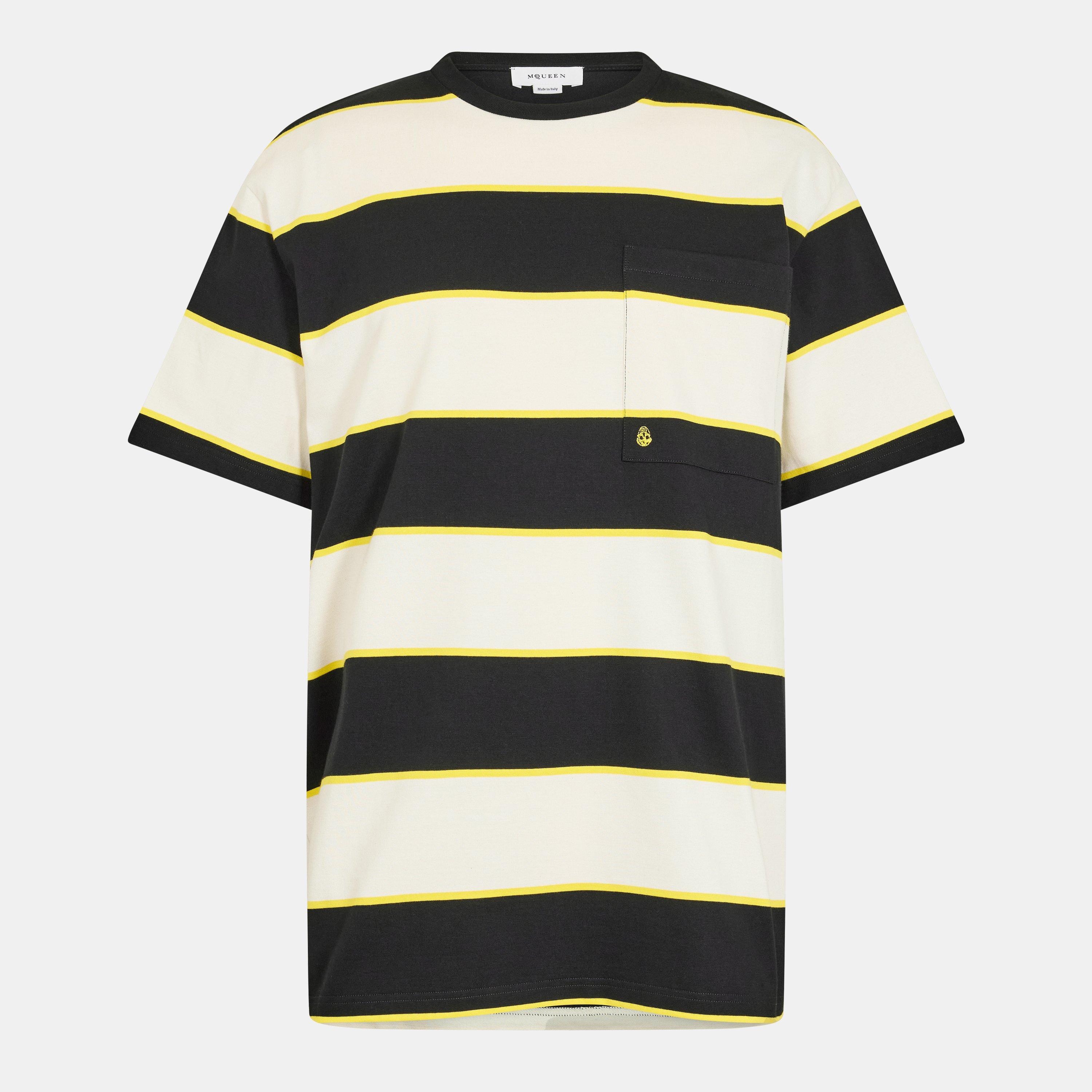 Alexander McQueen Men's T-Shirt - Cream/Blk - M