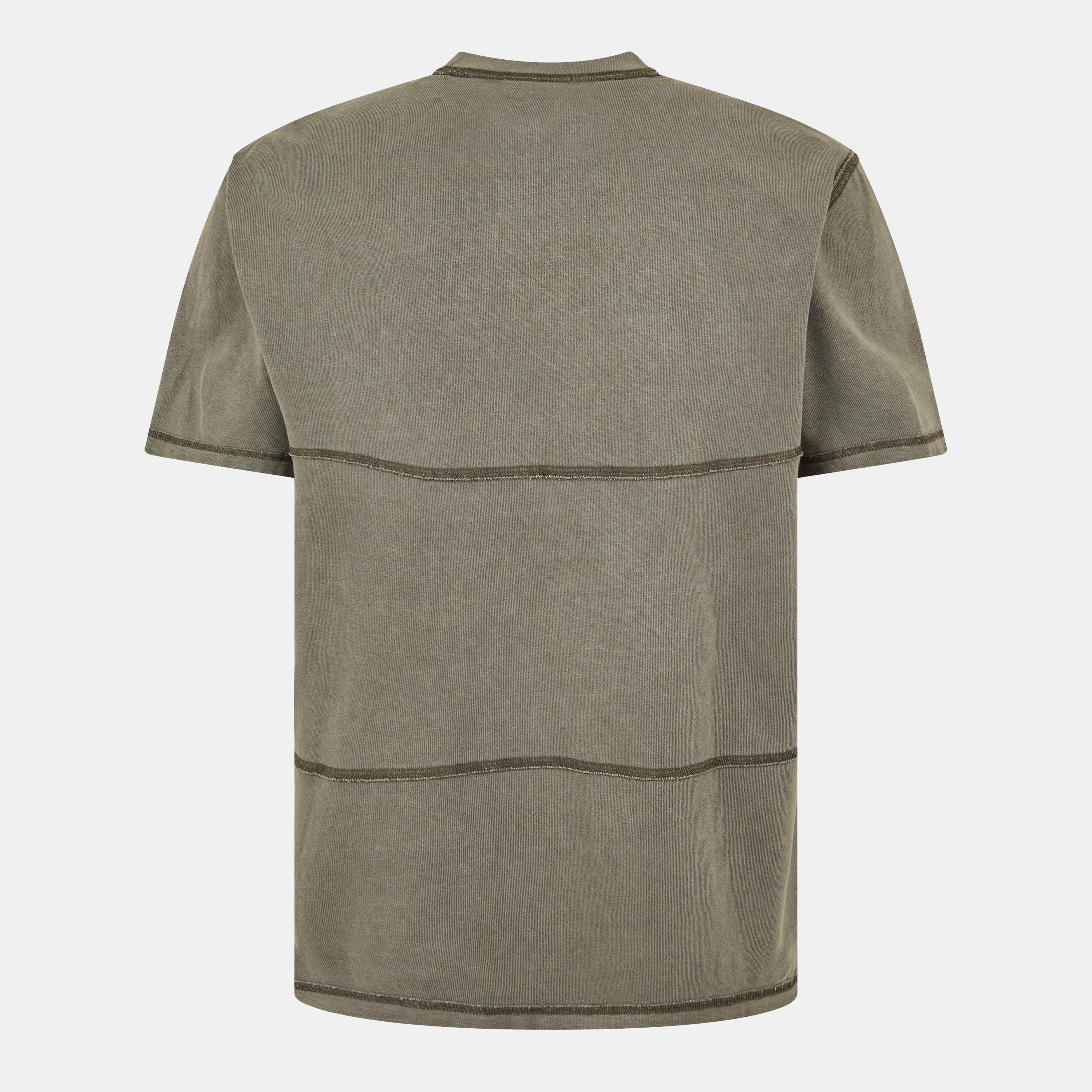 Smokey Olive - Jack Wills - JW Garment Dye Regular Fit T-Shirt - 2