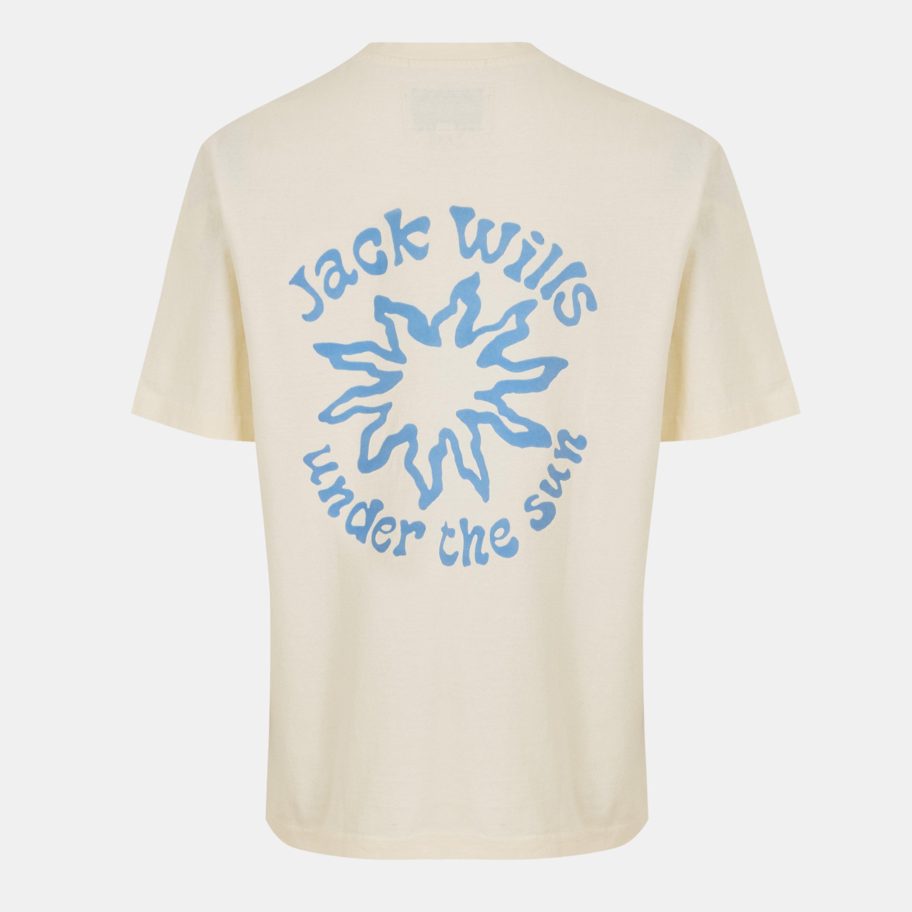 Bone - Jack Wills - Sun Graphic Regular Fit T-Shirt - 2