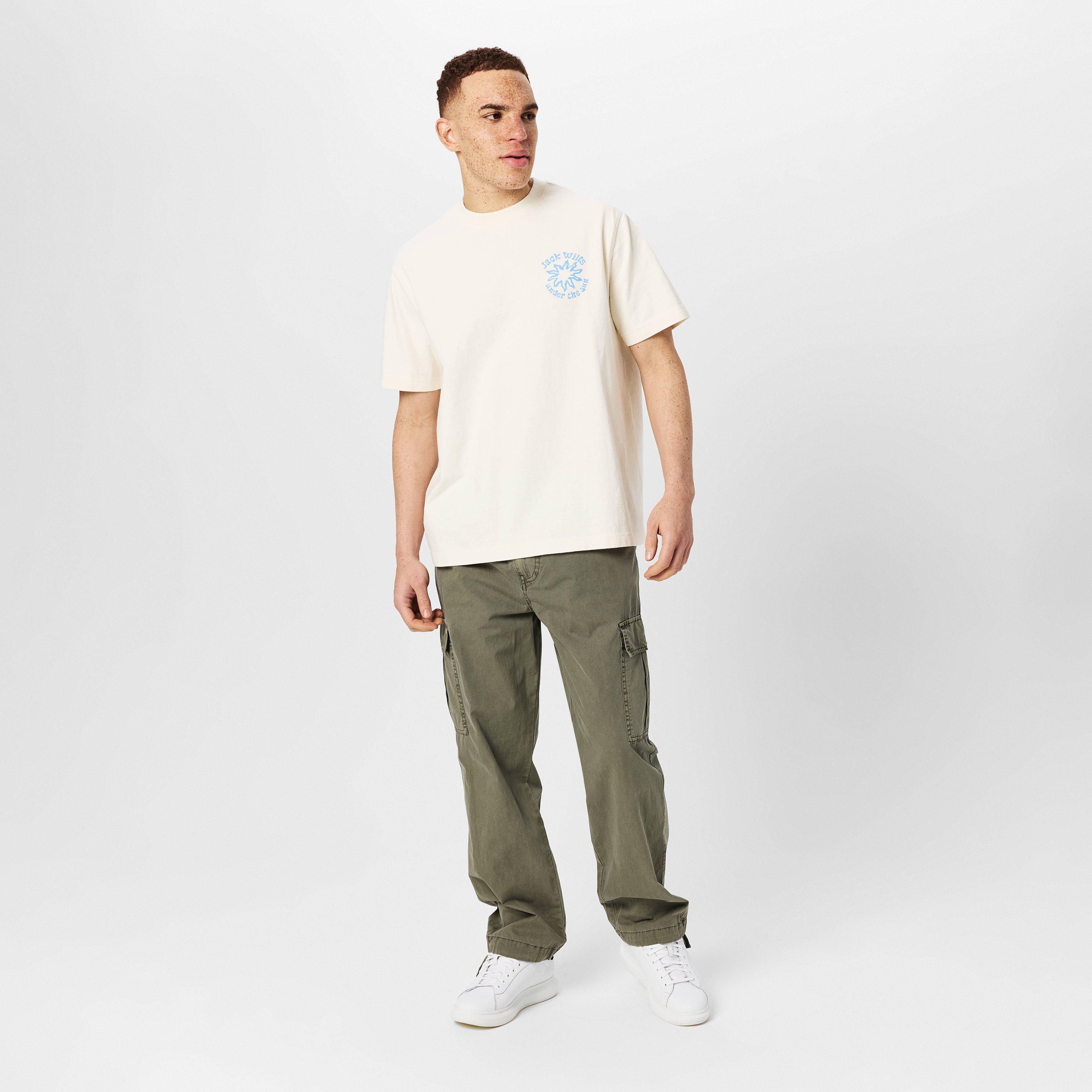 Bone - Jack Wills - Sun Graphic Regular Fit T-Shirt - 4