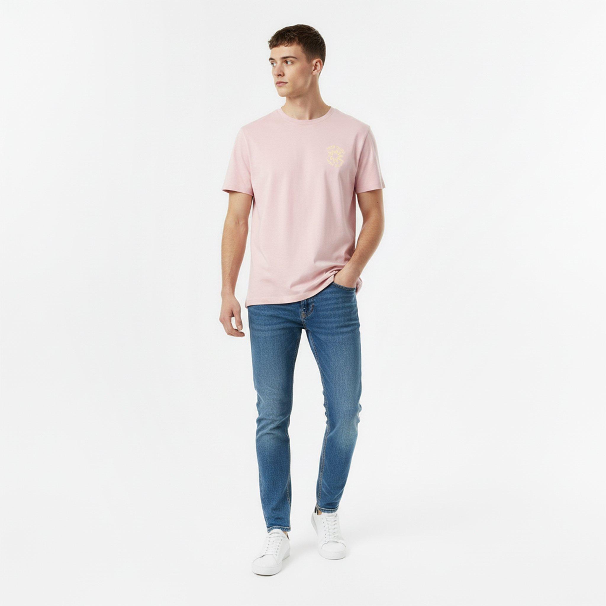 Cool Pink - Jack Wills - Men's Sun Graphic Regular Fit T-Shirt - 5