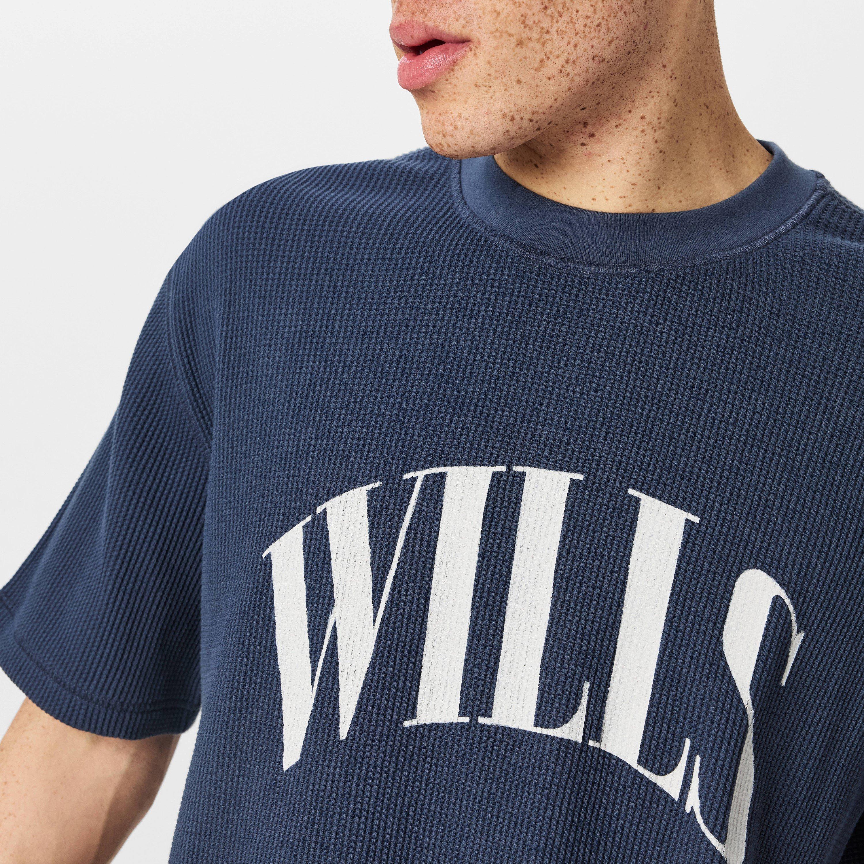 Night Sky - Jack Wills - JW Waffle Graphic Regular Fit T-Shirt - 3