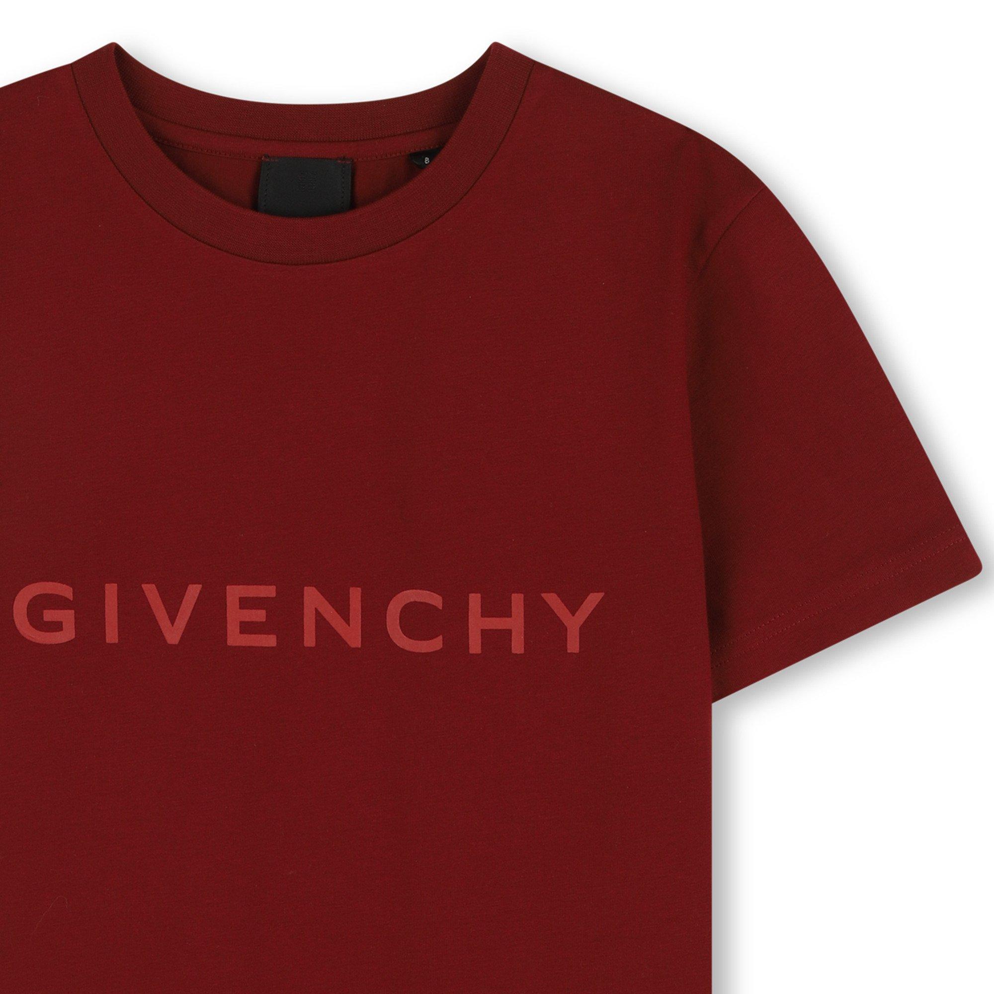 Red 95C - GIVENCHY - GIV Logo Tee Jn53 - 3
