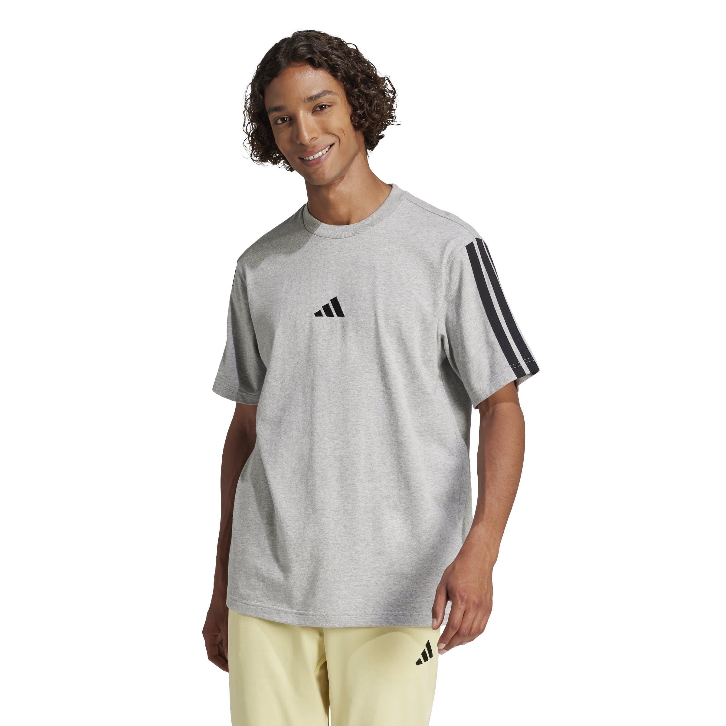 M.Grey/Black - adidas - Men's Regular Fit T-Shirt - 2