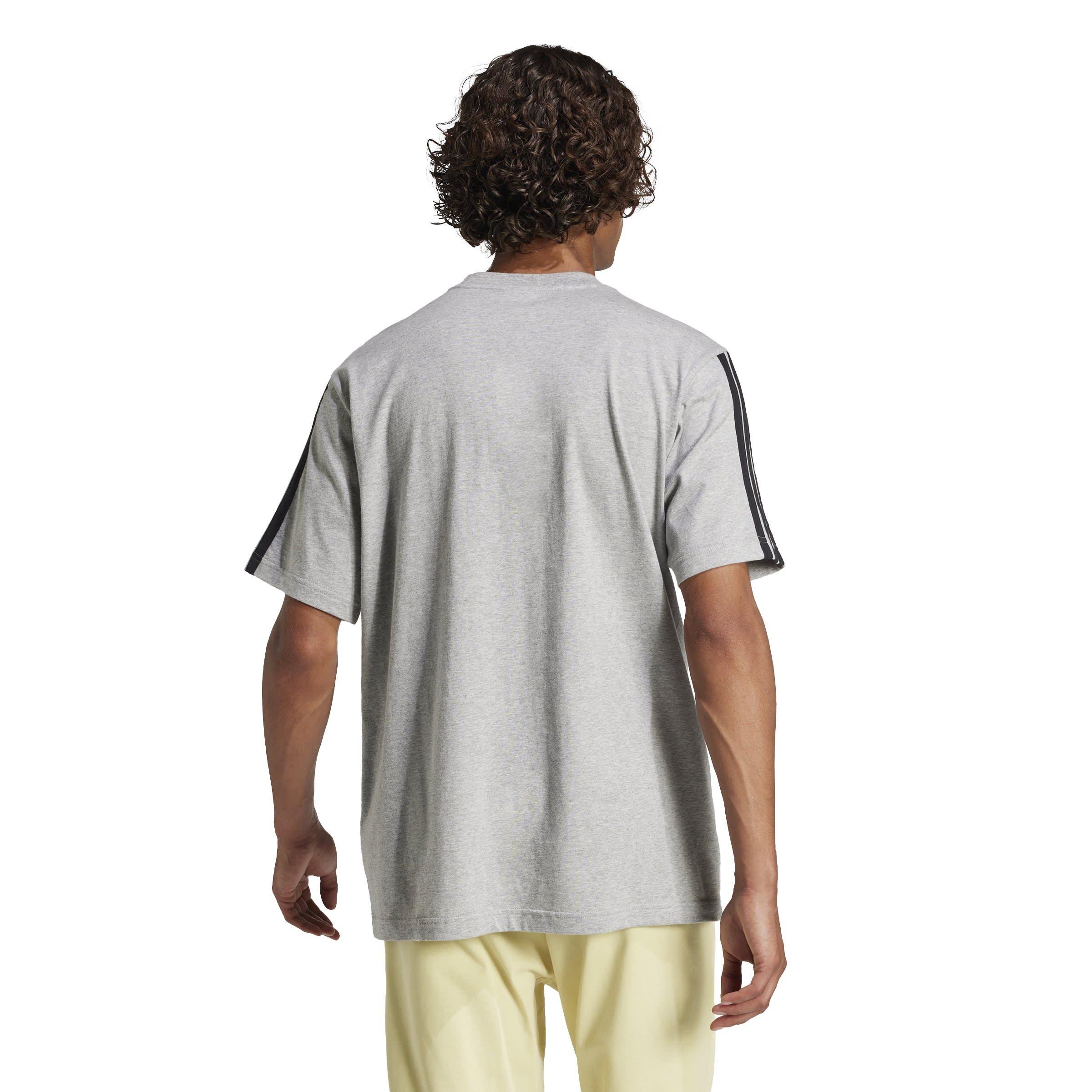 M.Grey/Black - adidas - Men's Regular Fit T-Shirt - 3