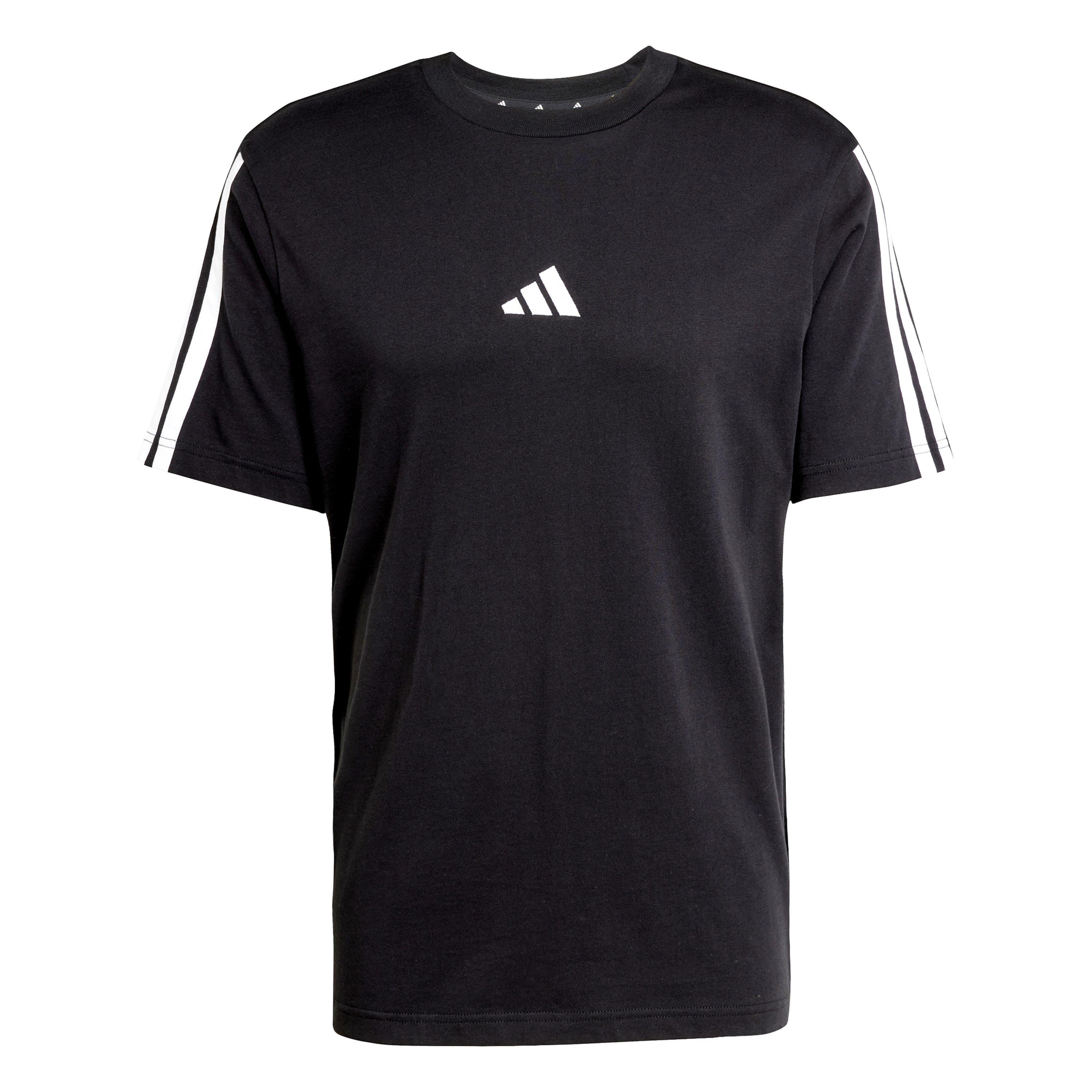 Black/White - adidas - Men's Regular Fit T-Shirt - 1